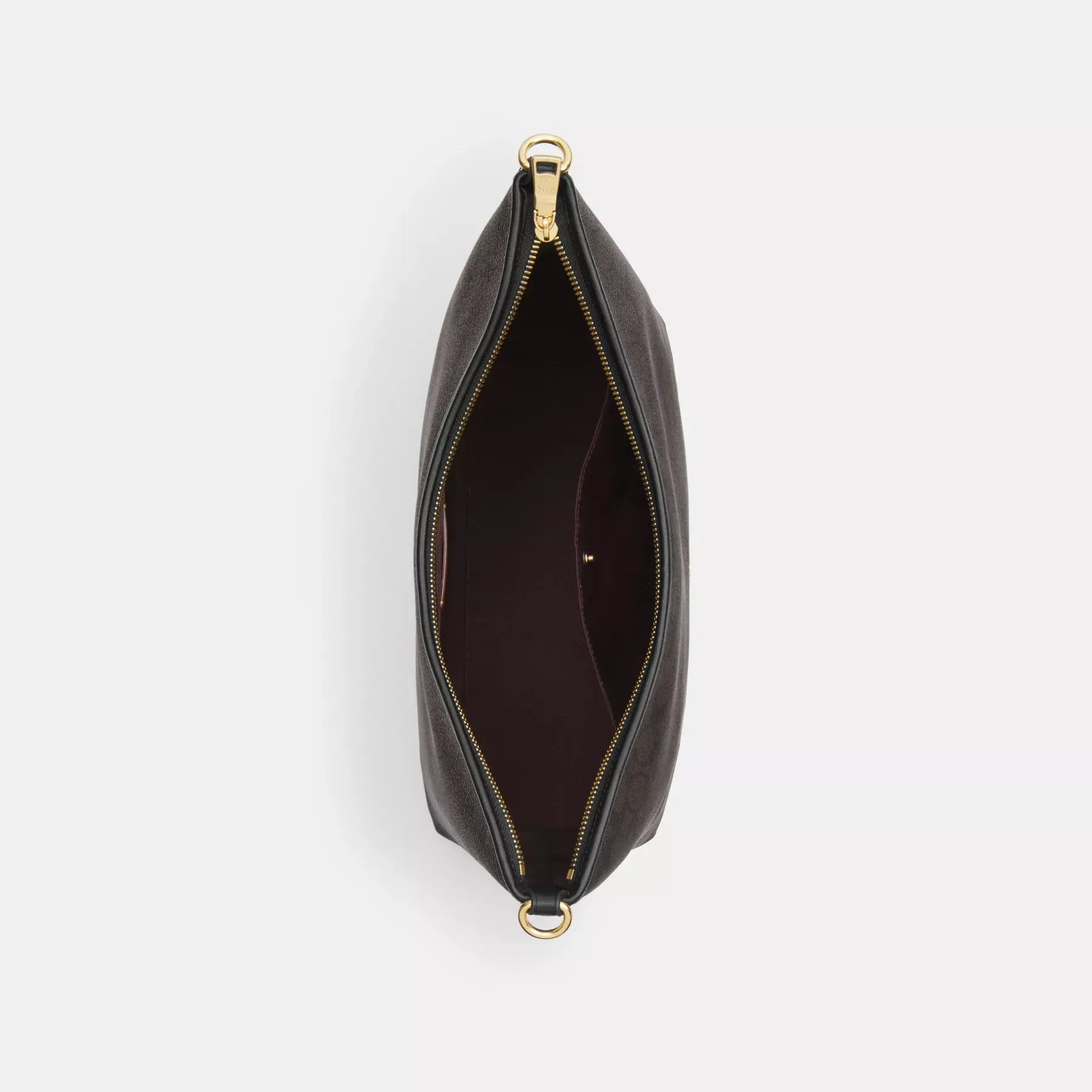 Laurel Large Shoulder Bag In Signature Canvas Walnut/Black Laurel Large Shoulder Bag In Signature Canvas Walnut/Black