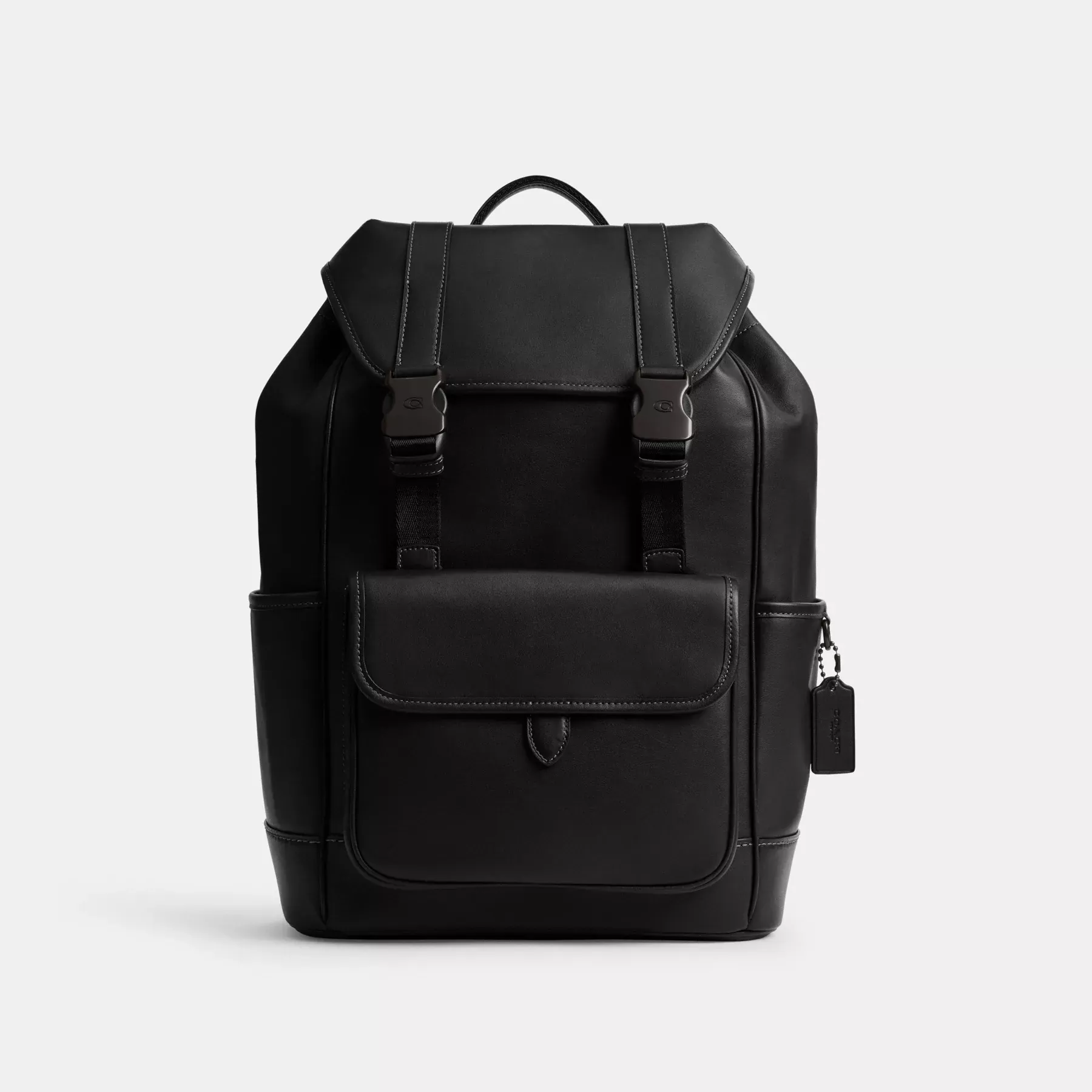 League Flap Backpack Black