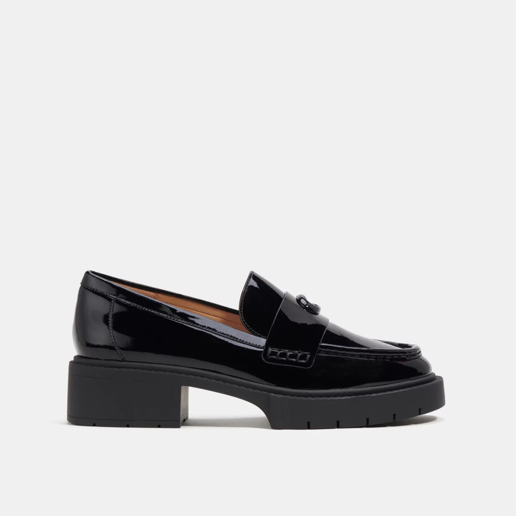 Leah Loafer Black Patent