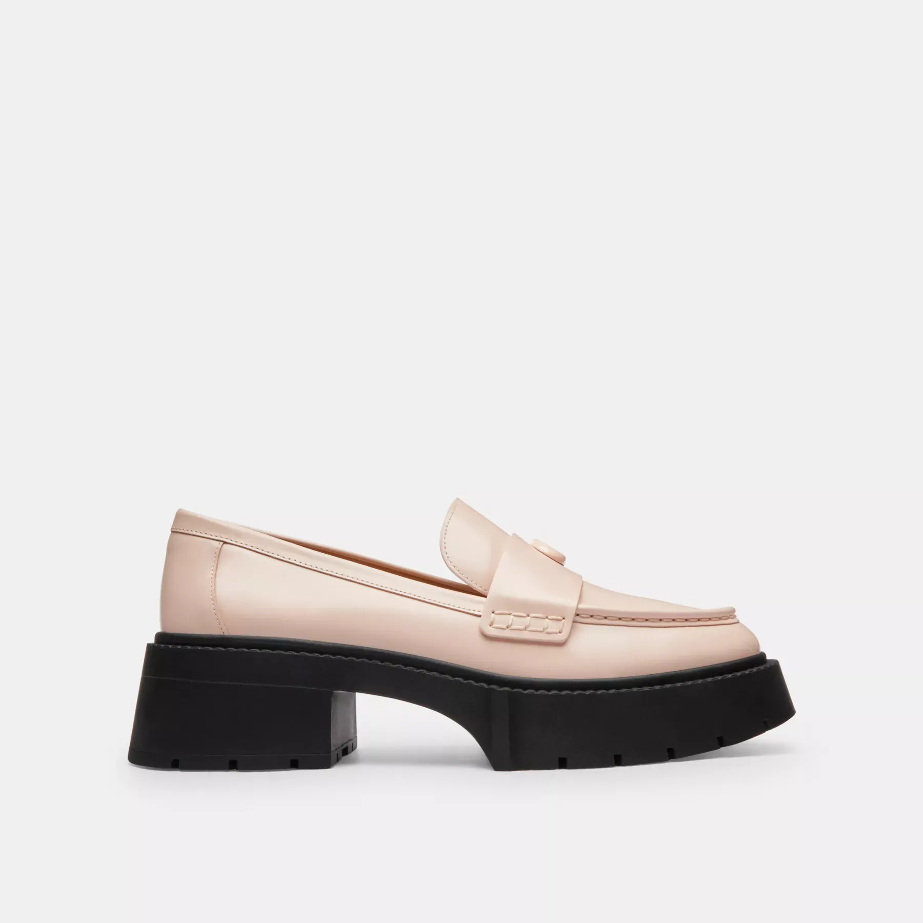 Leah Platform Loafer Blush