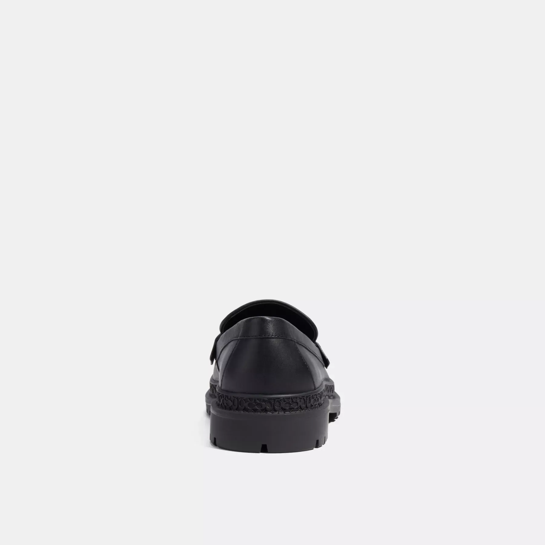 Loafer With Signature Jacquard And Signature Coin Black Loafer With Signature Jacquard And Signature Coin Black