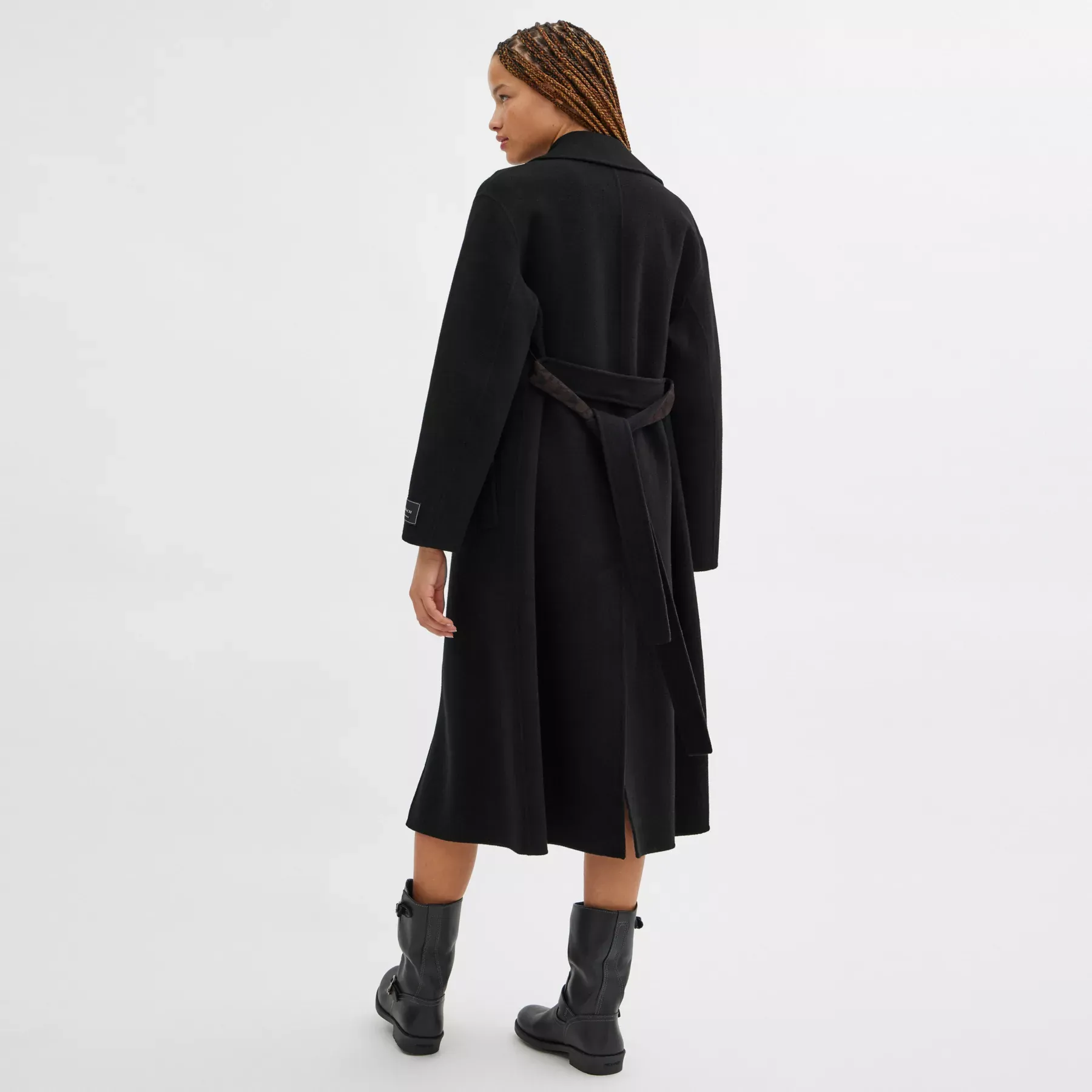 Long Wool Coat Black Long Wool Coat Black