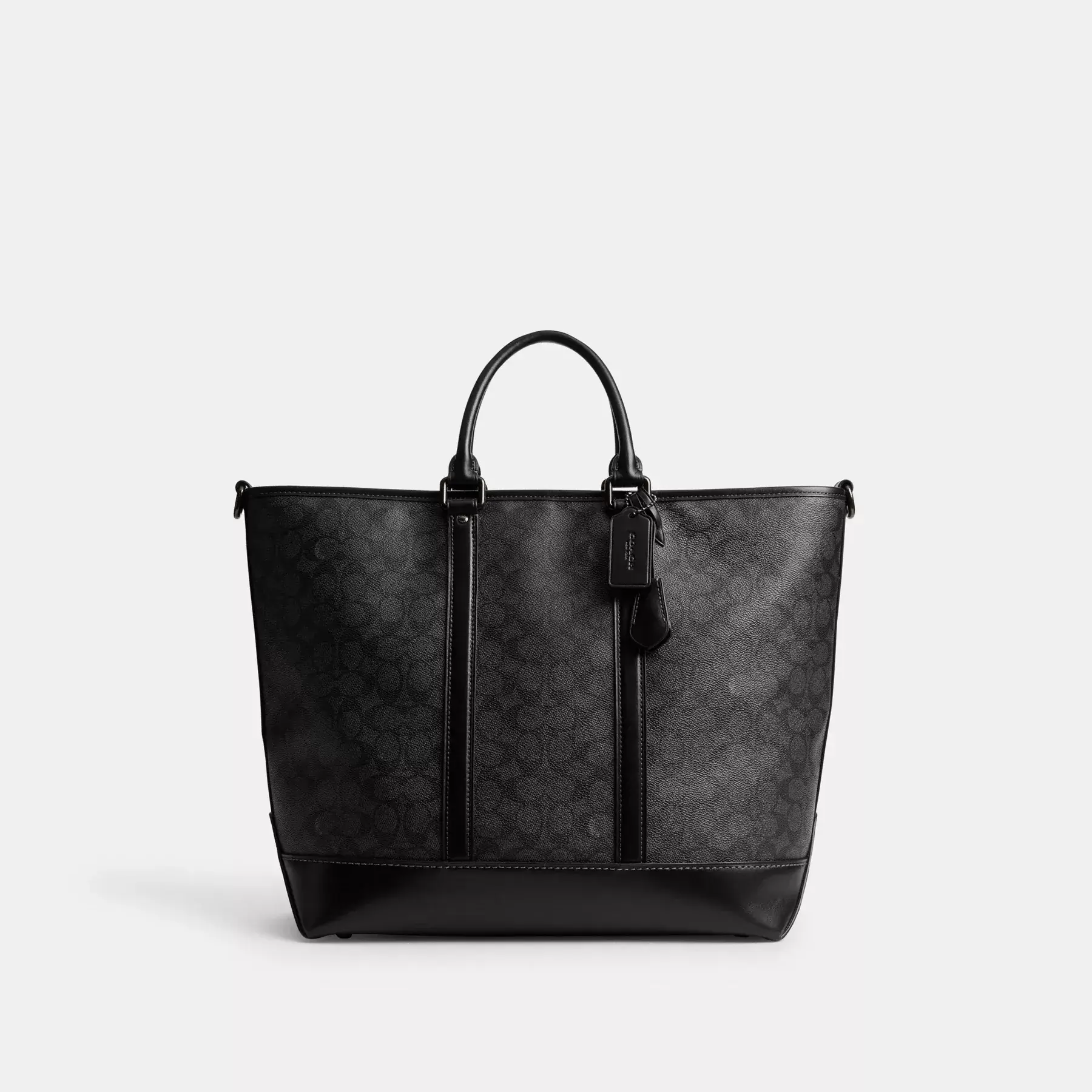 Metropolitan Carryall In Signature Canvas Charcoal