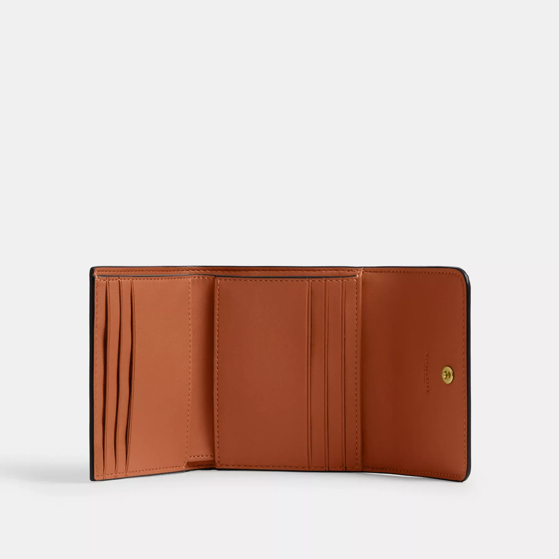 Mila Small Flap Wallet With Horse And Carriage Print Chalk Taupe