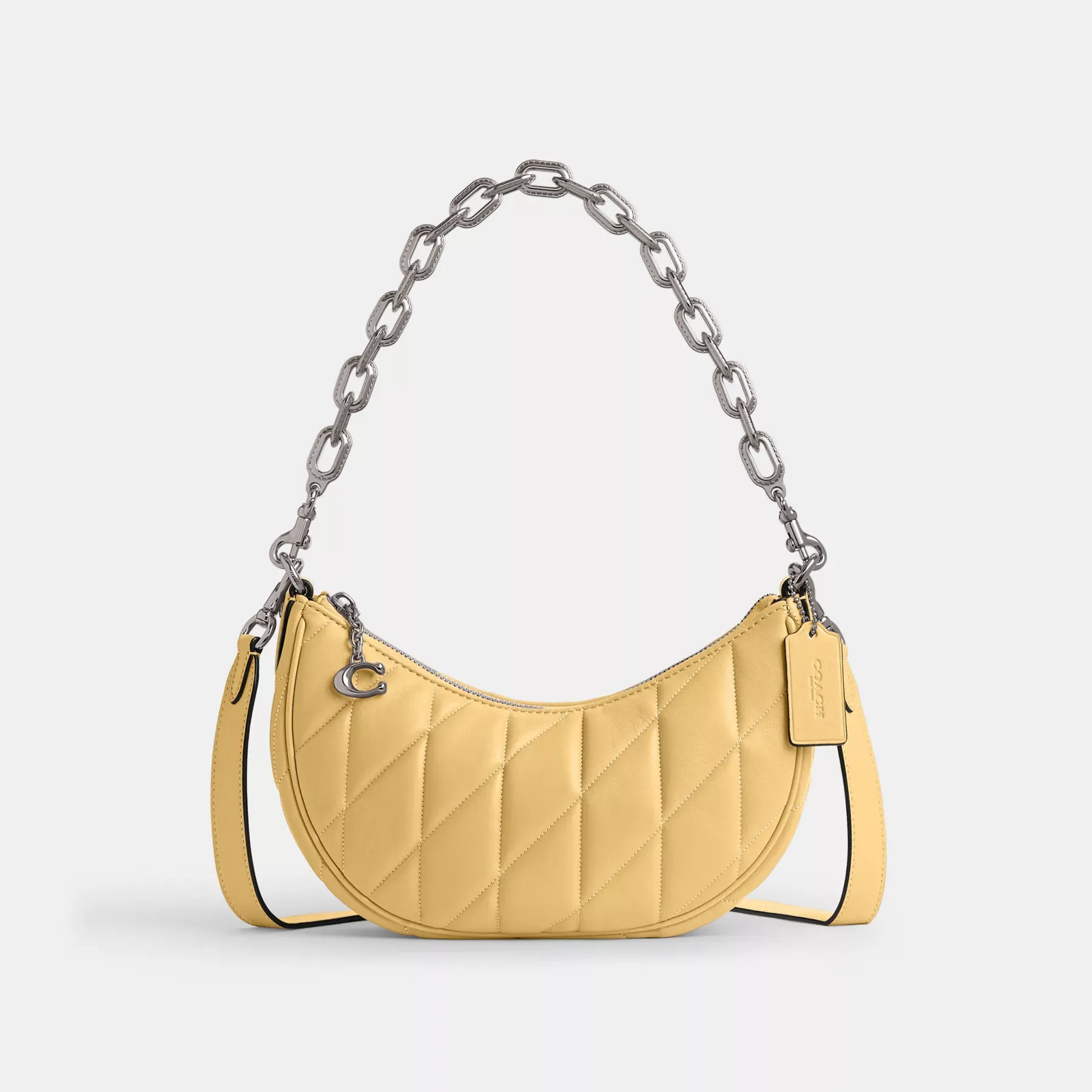 Mira Shoulder Bag With Pillow Quilting Hay