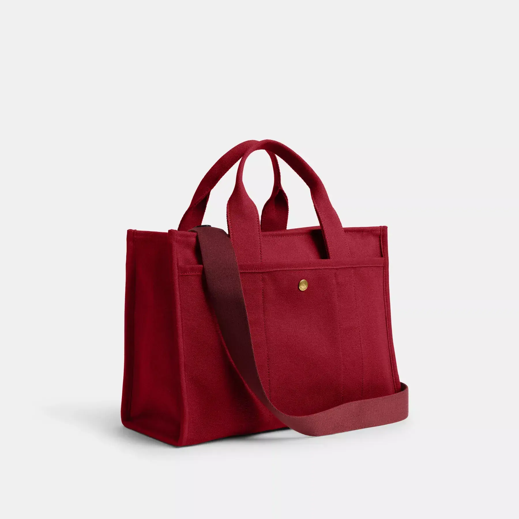New Year Cargo Tote Bag With Coach Snake Script Ruby