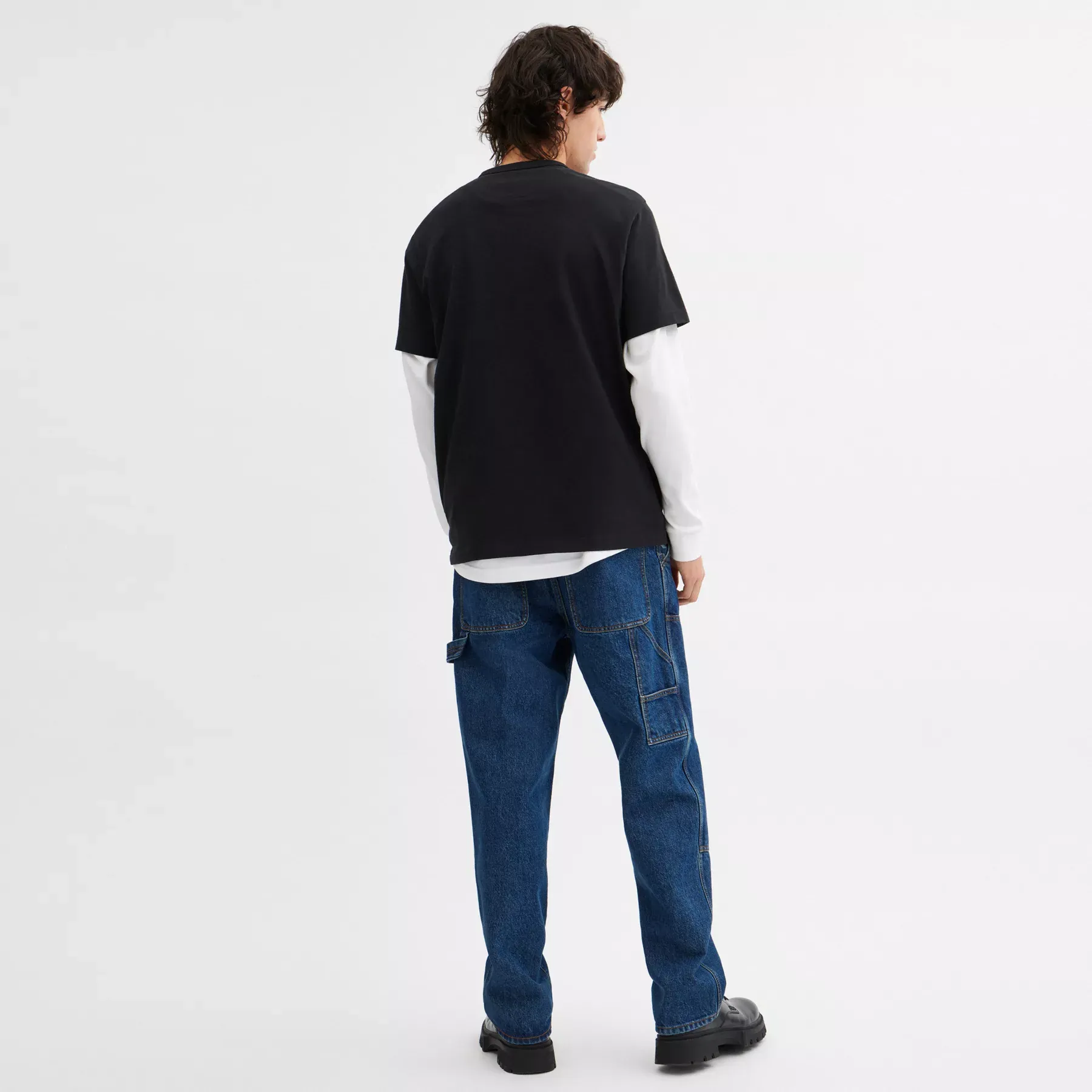 New Year Coach Snake Script T-Shirt In Organic Cotton Black New Year Coach Snake Script T-Shirt In Organic Cotton Black