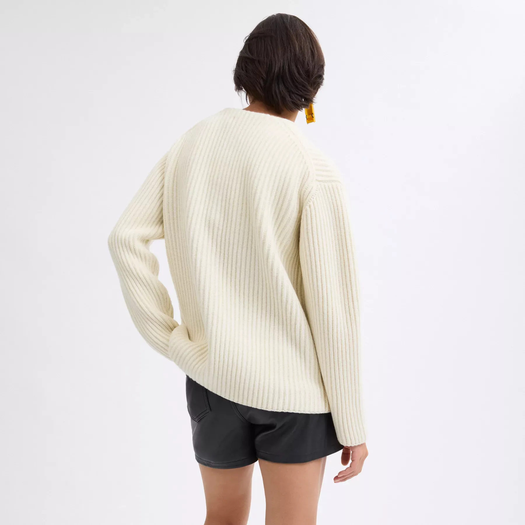 Oversized Pocket Cardigan Cream Oversized Pocket Cardigan Cream