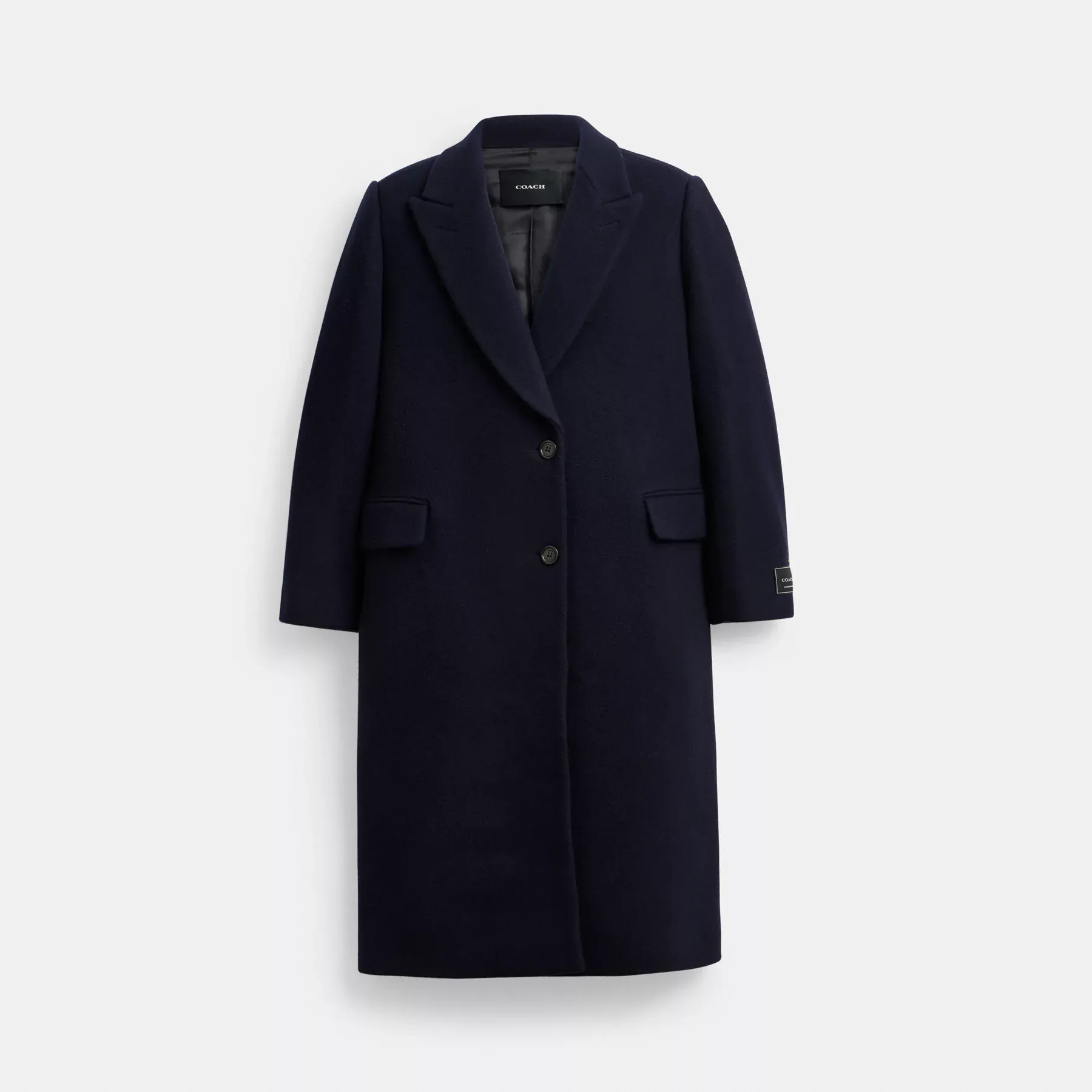 Oversized Wool Coat Navy Oversized Wool Coat Navy