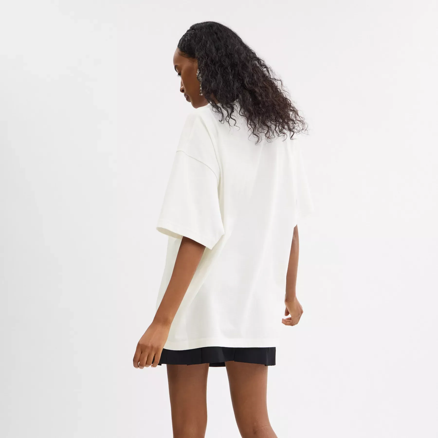 Relaxed Graphic T-Shirt In Organic Cotton White Relaxed Graphic T-Shirt In Organic Cotton White