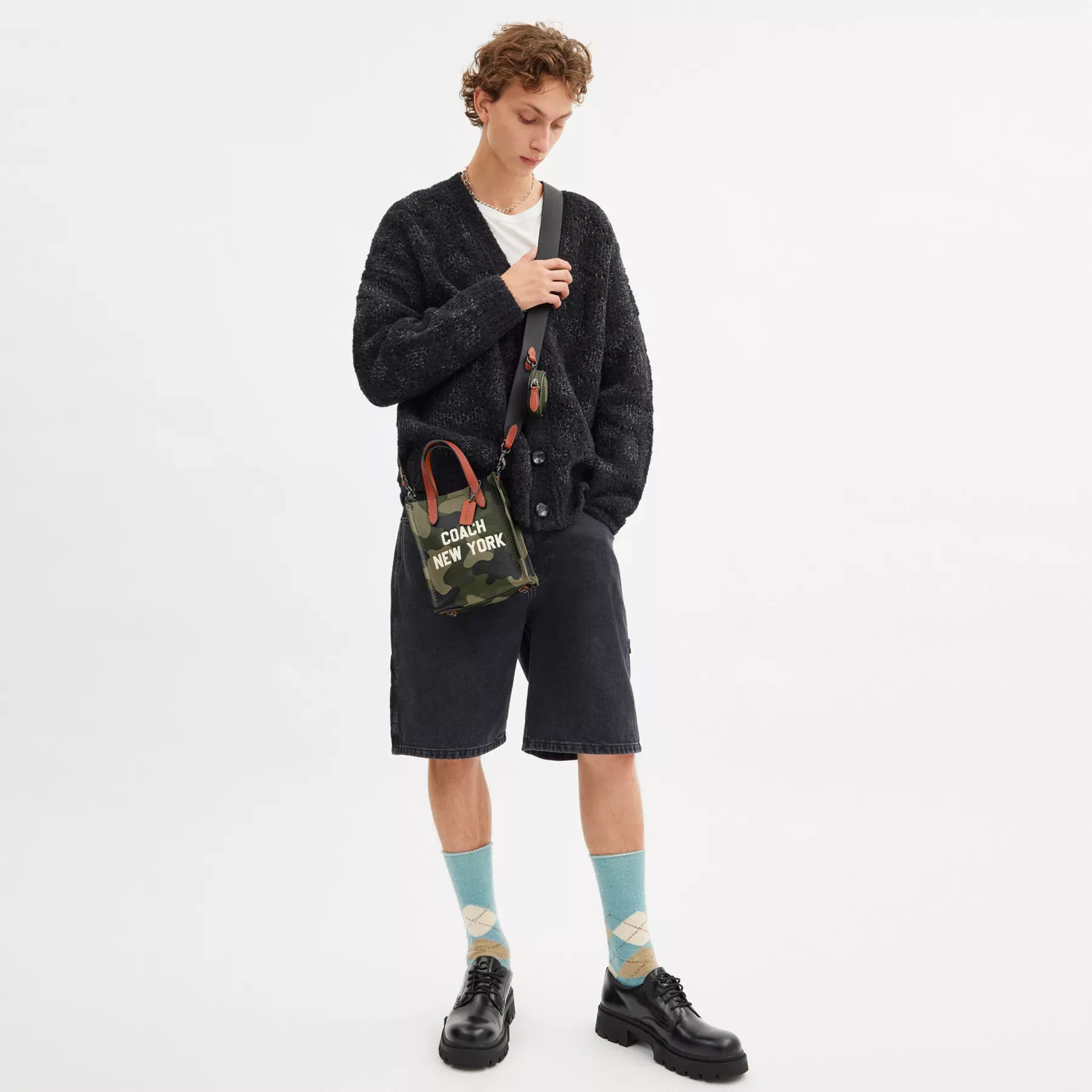 Relay Tote Bag 17 With Camo Print And Coach Graphic Camo Relay Tote Bag 17 With Camo Print And Coach Graphic Camo