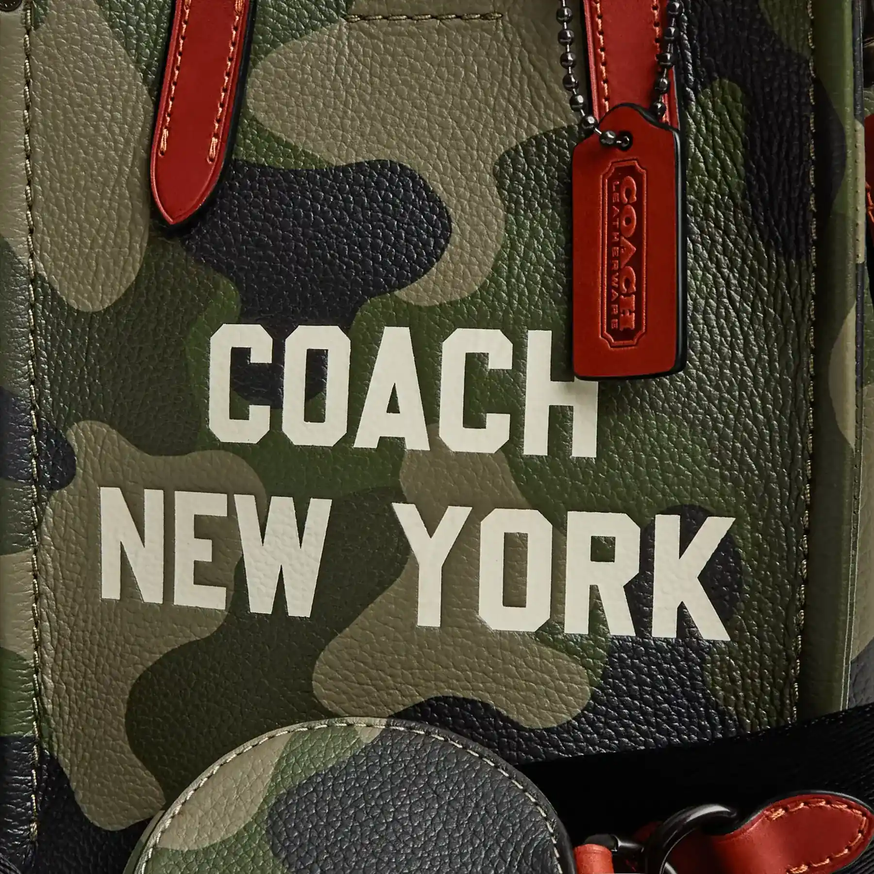 Relay Tote Bag 17 With Camo Print And Coach Graphic Camo Relay Tote Bag 17 With Camo Print And Coach Graphic Camo