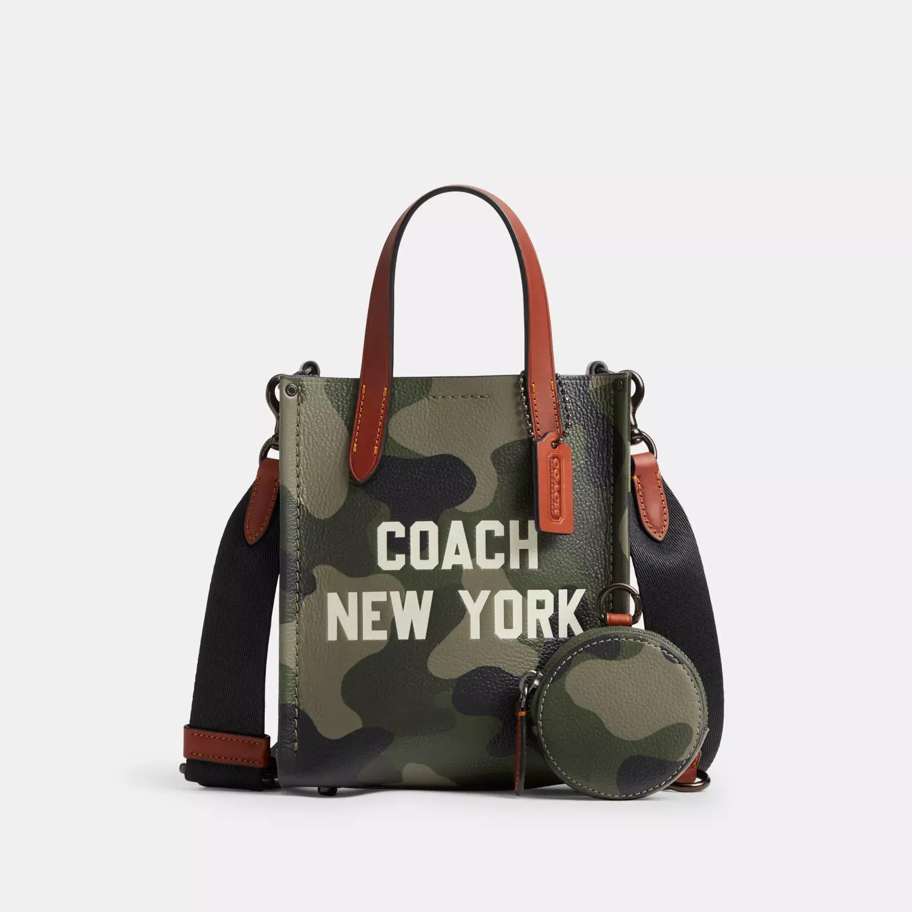 Relay Tote Bag 17 With Camo Print And Coach Graphic Camo