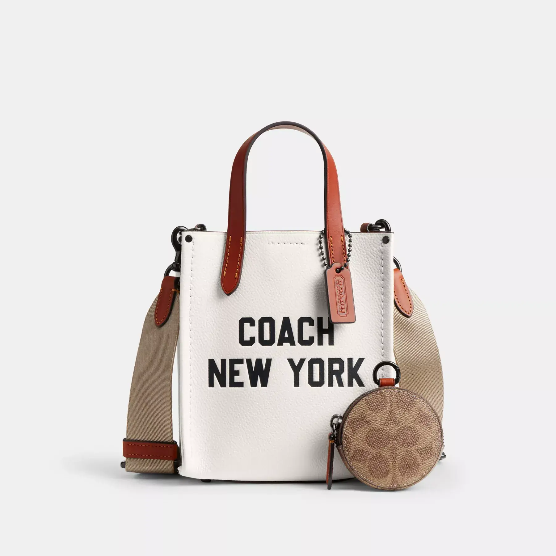 Relay Tote Bag 17 With Coach Graphic Chalk Multi