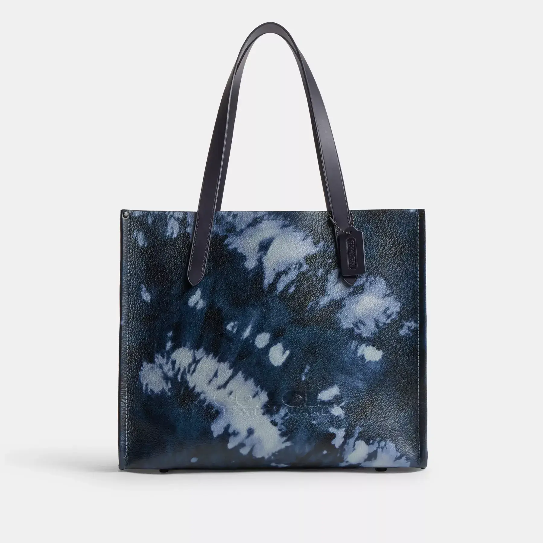 Relay Tote Bag With Tie-Dye Print Midnight Navy Multi
