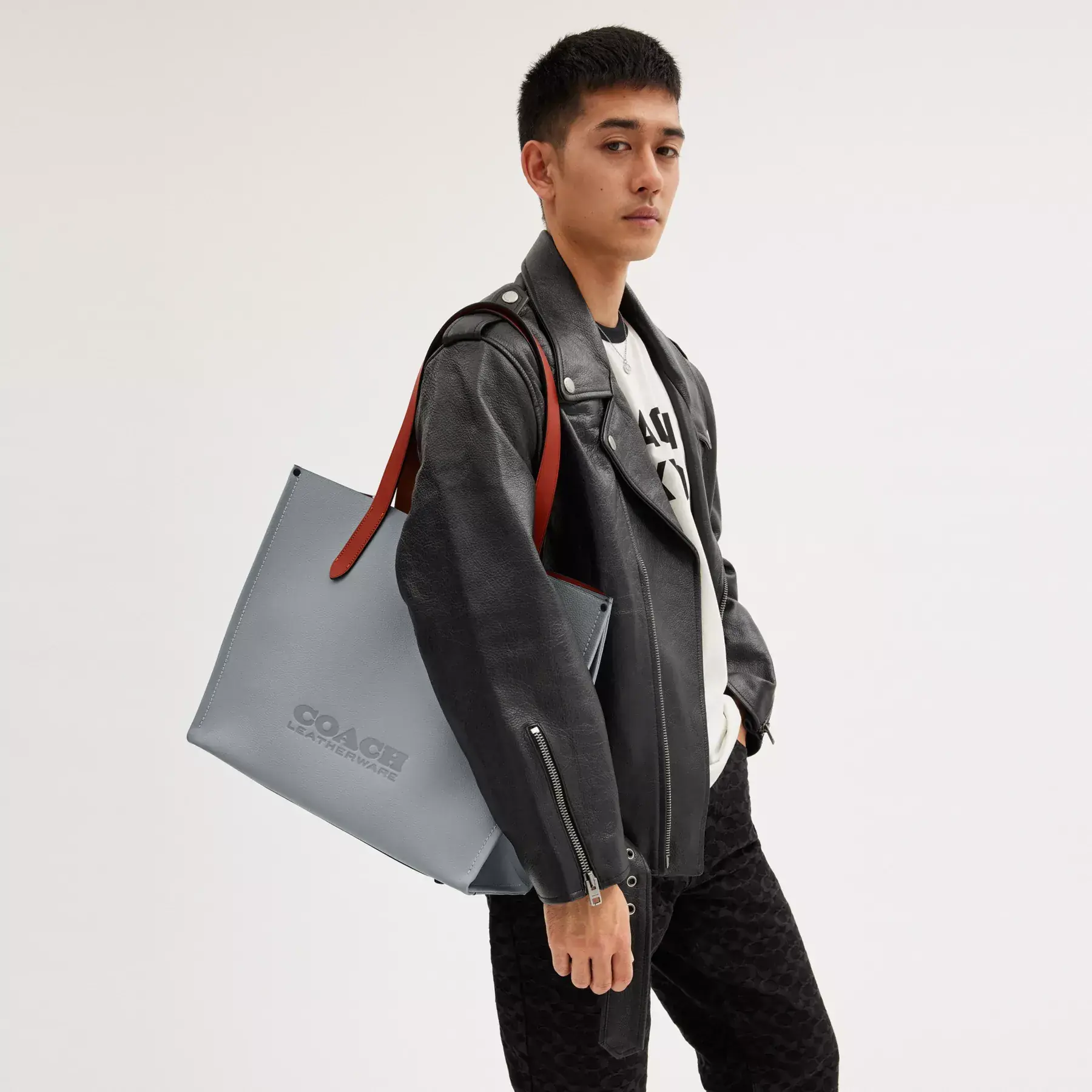 Relay Tote Grey Blue Relay Tote Grey Blue