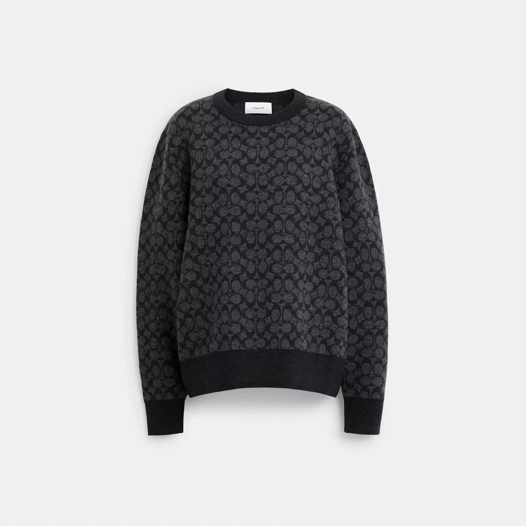 Signature Crewneck Sweater Charcoal Signature