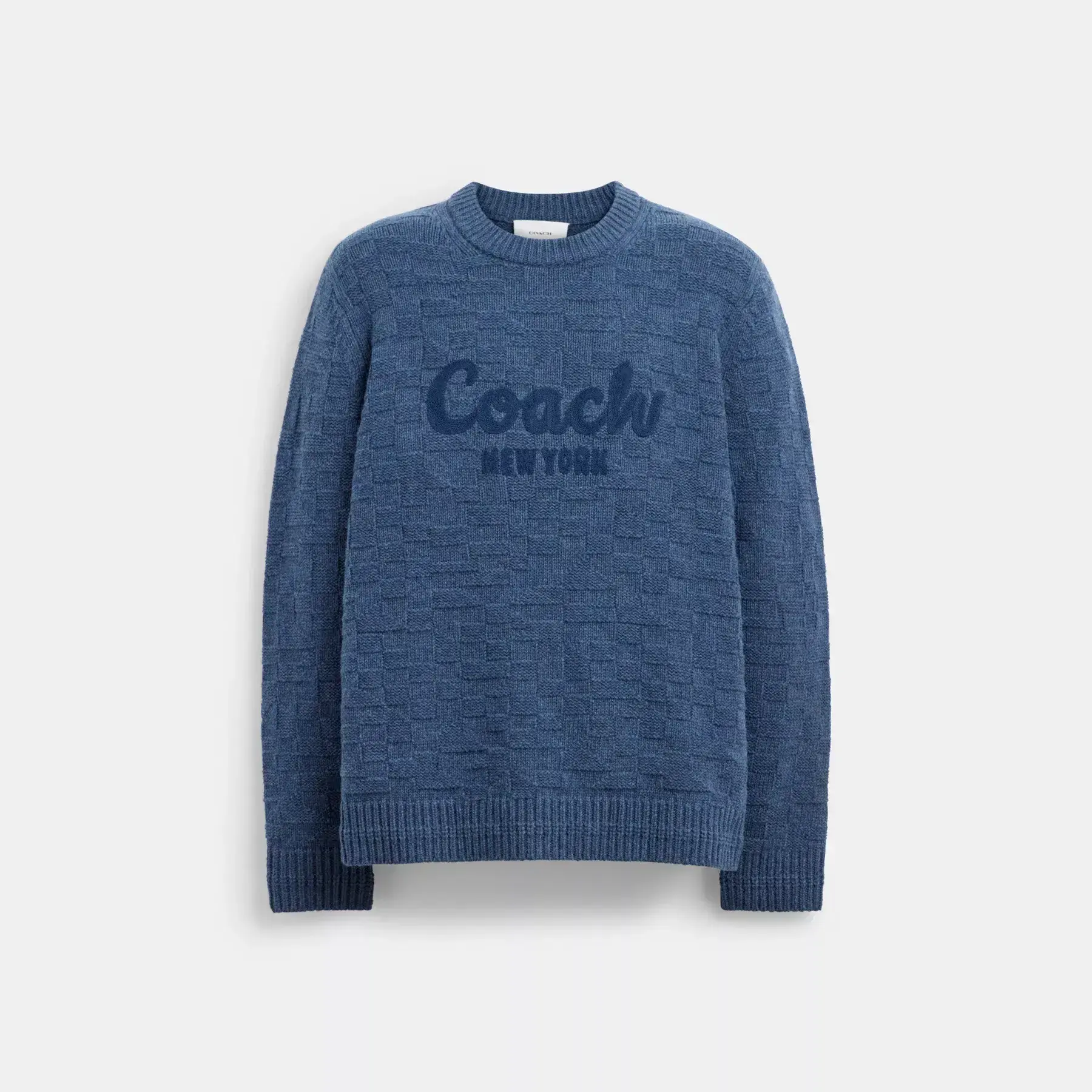 Signature Knit Crewneck Indigo Blue