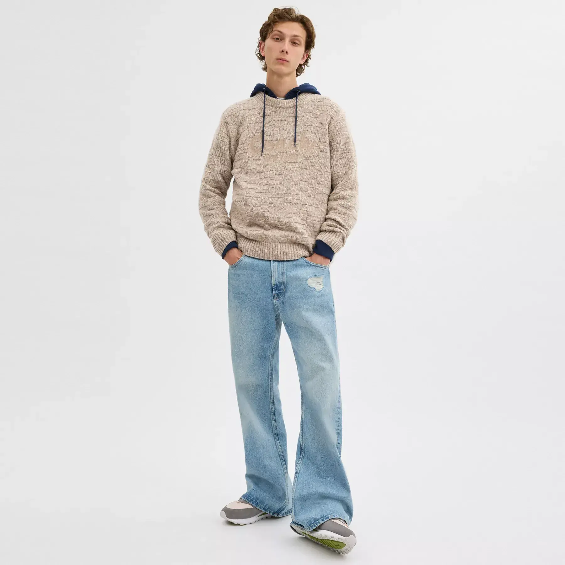 Signature Knit Crewneck Oatmeal