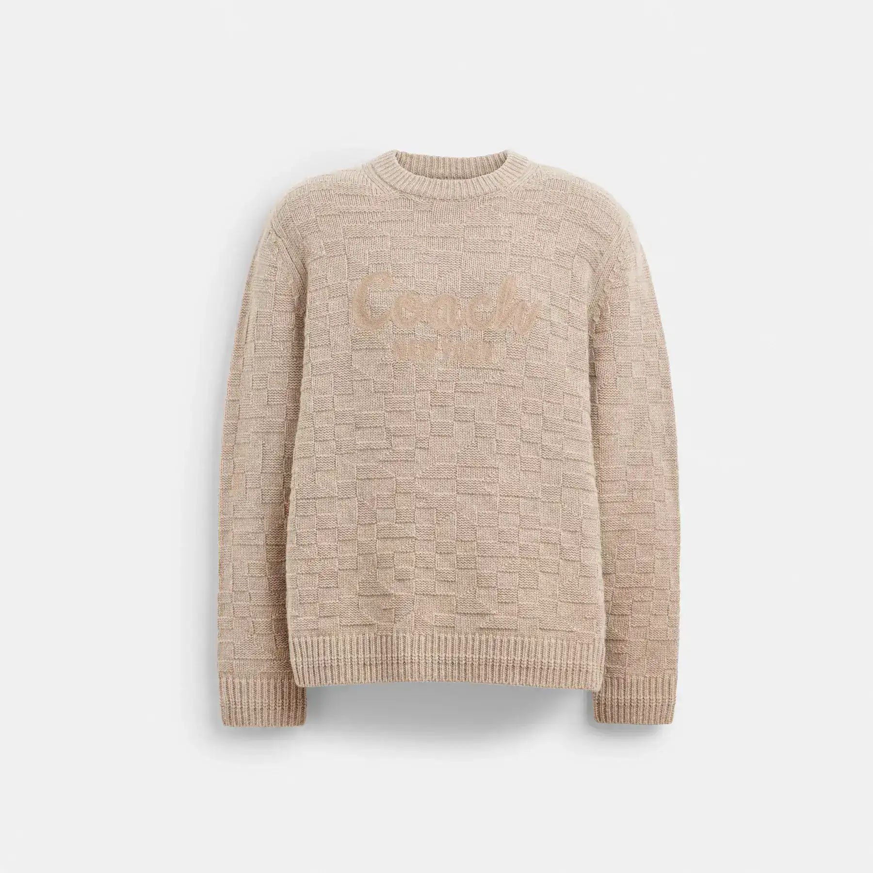 Signature Knit Crewneck Oatmeal