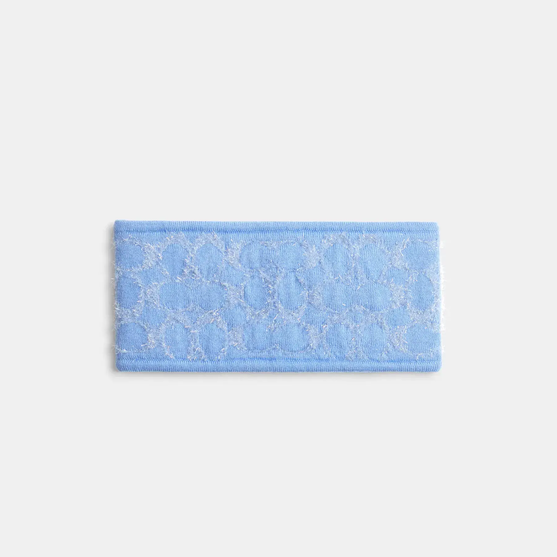 Signature Metallic Headband Mist Blue
