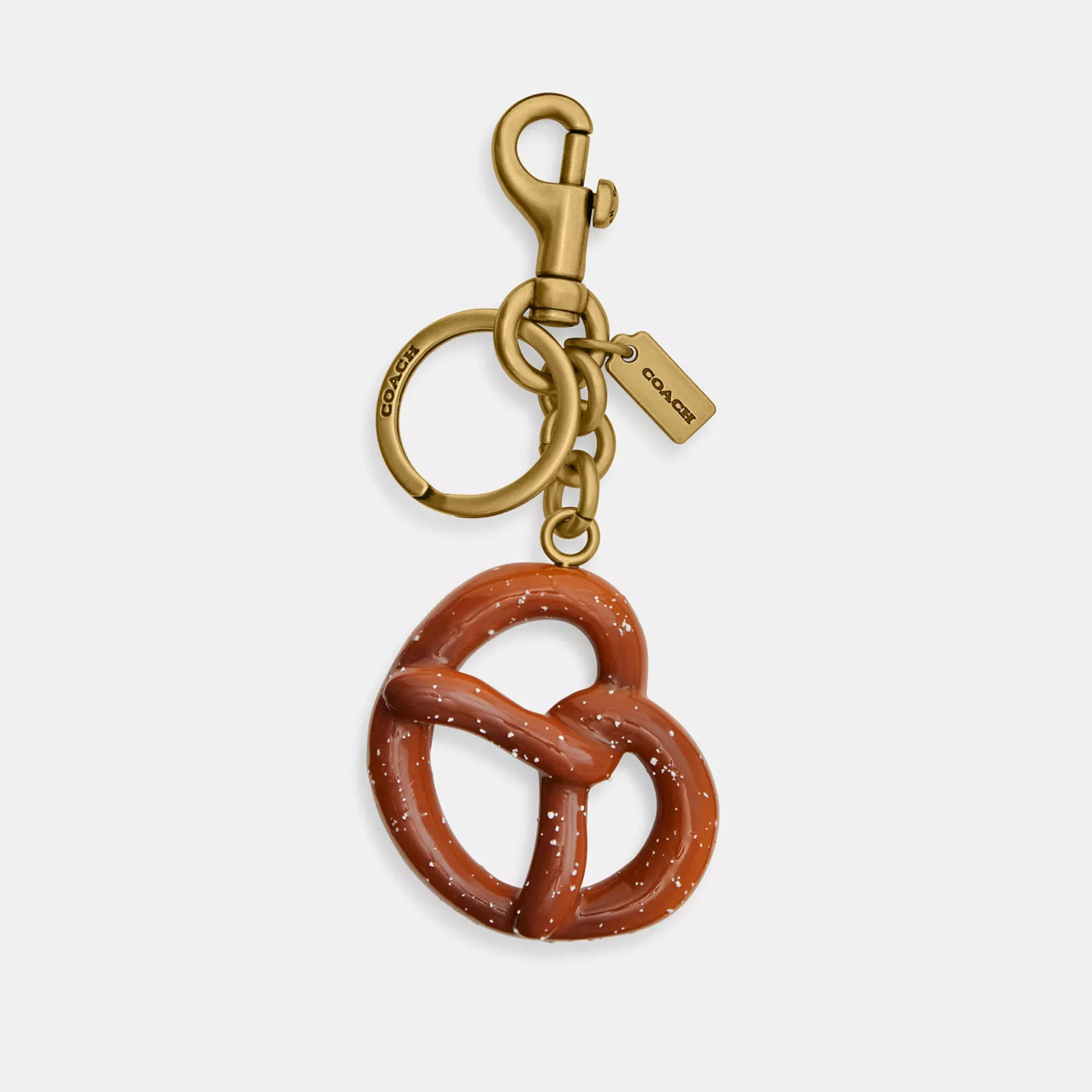 Small Pretzel Bag Charm Multi Small Pretzel Bag Charm Multi