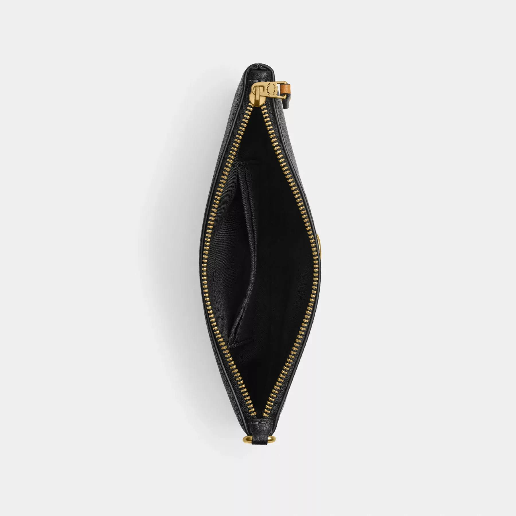 Small Wristlet In Colorblock Black Multi