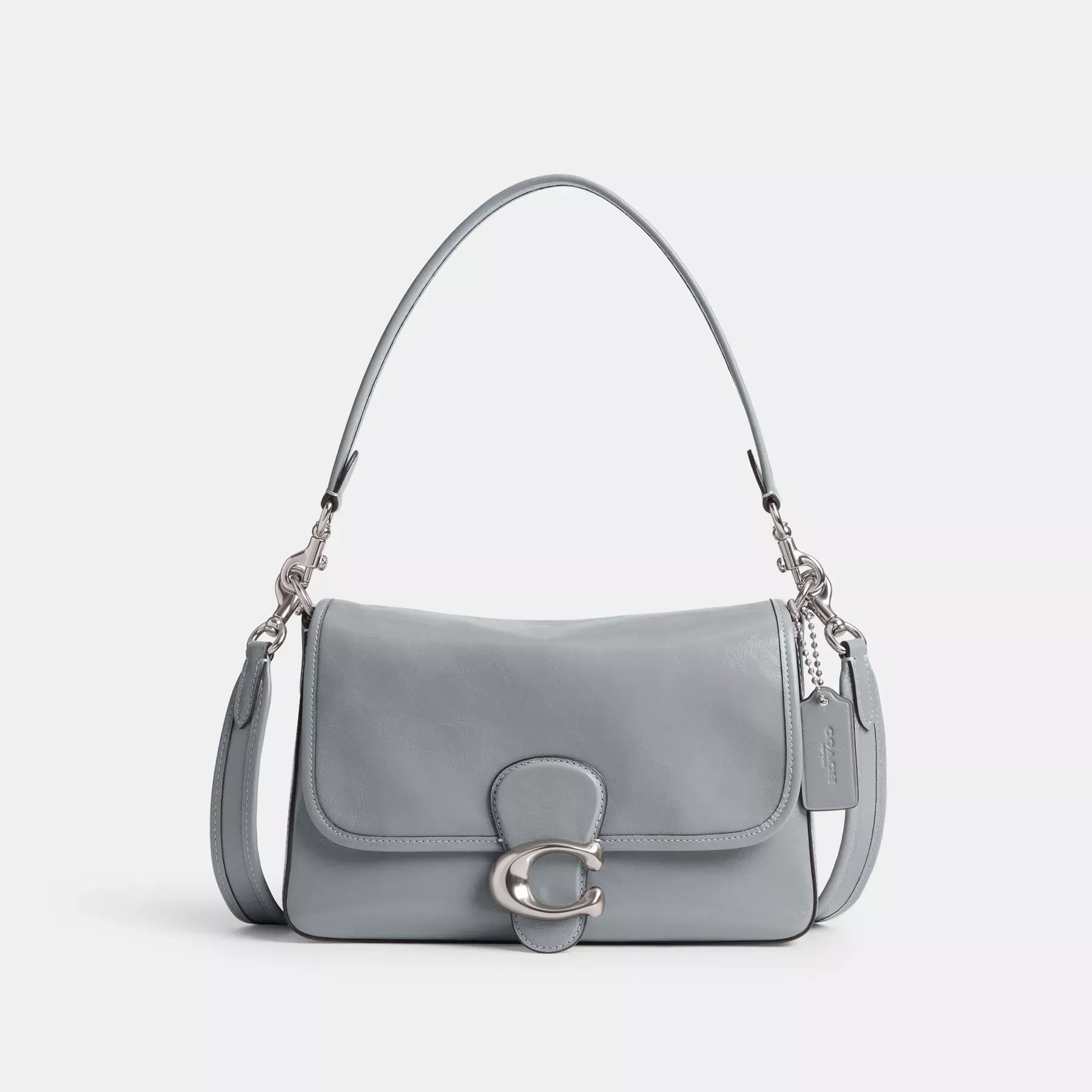 Soft Tabby Shoulder Bag Grey Blue