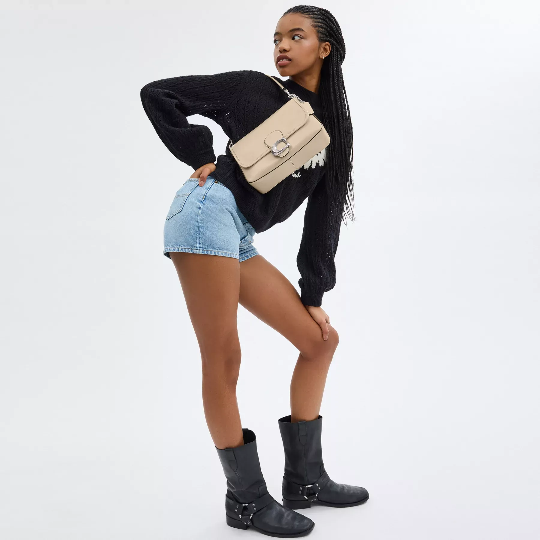 Soft Tabby Shoulder Bag Ivory Soft Tabby Shoulder Bag Ivory