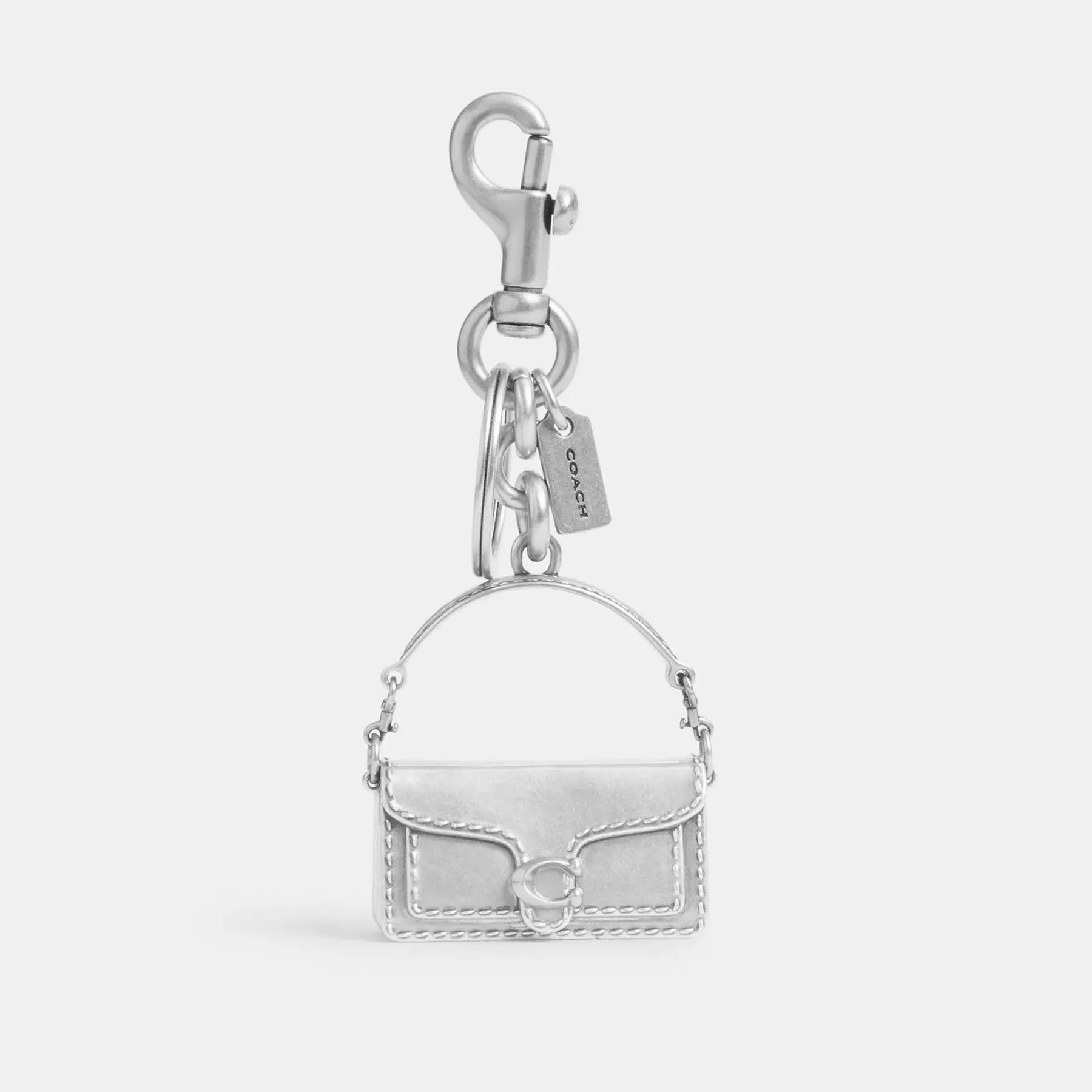 Tabby Bag Charm Silver Tabby Bag Charm Silver