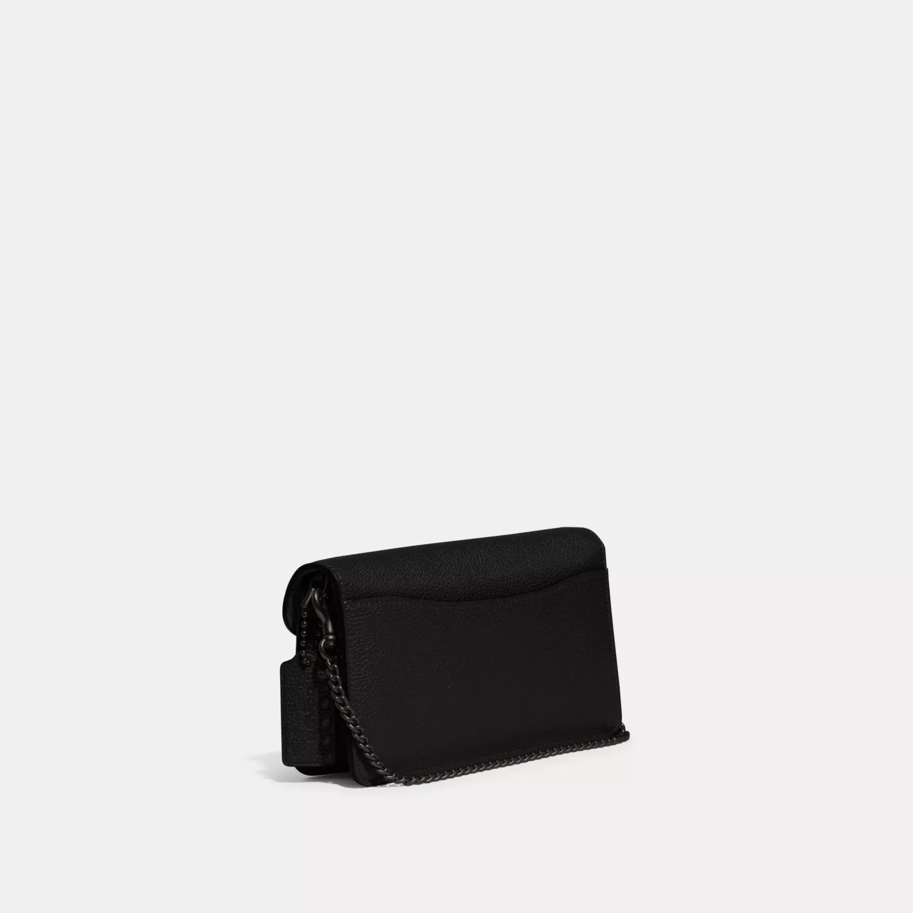 Tabby Chain Clutch Black