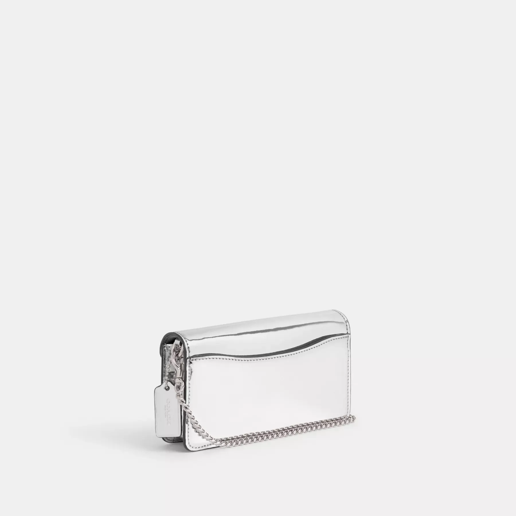 Tabby Crossbody In Silver Metallic Silver