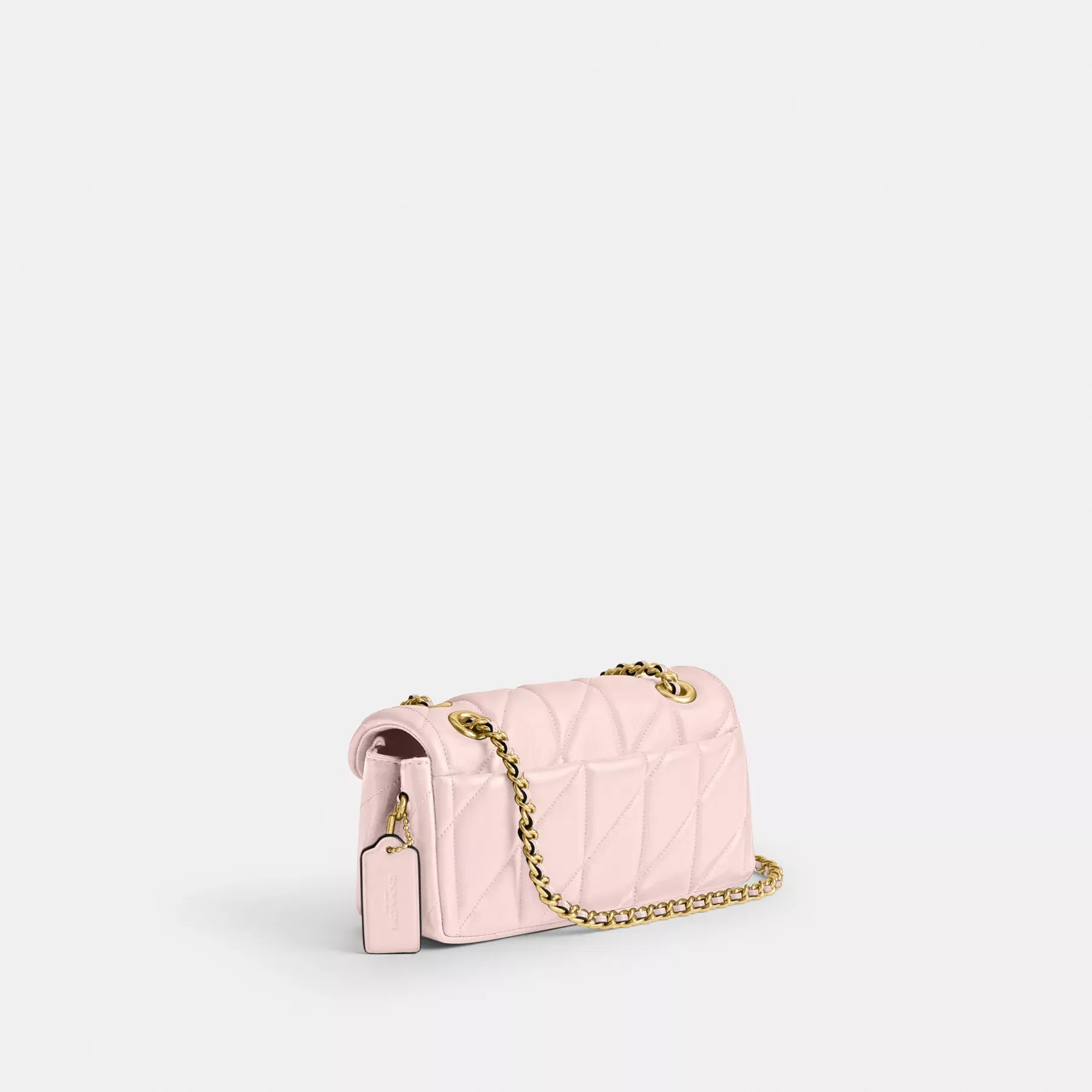 Tabby Shoulder Bag 20 With Pillow Quilting B4/Blush