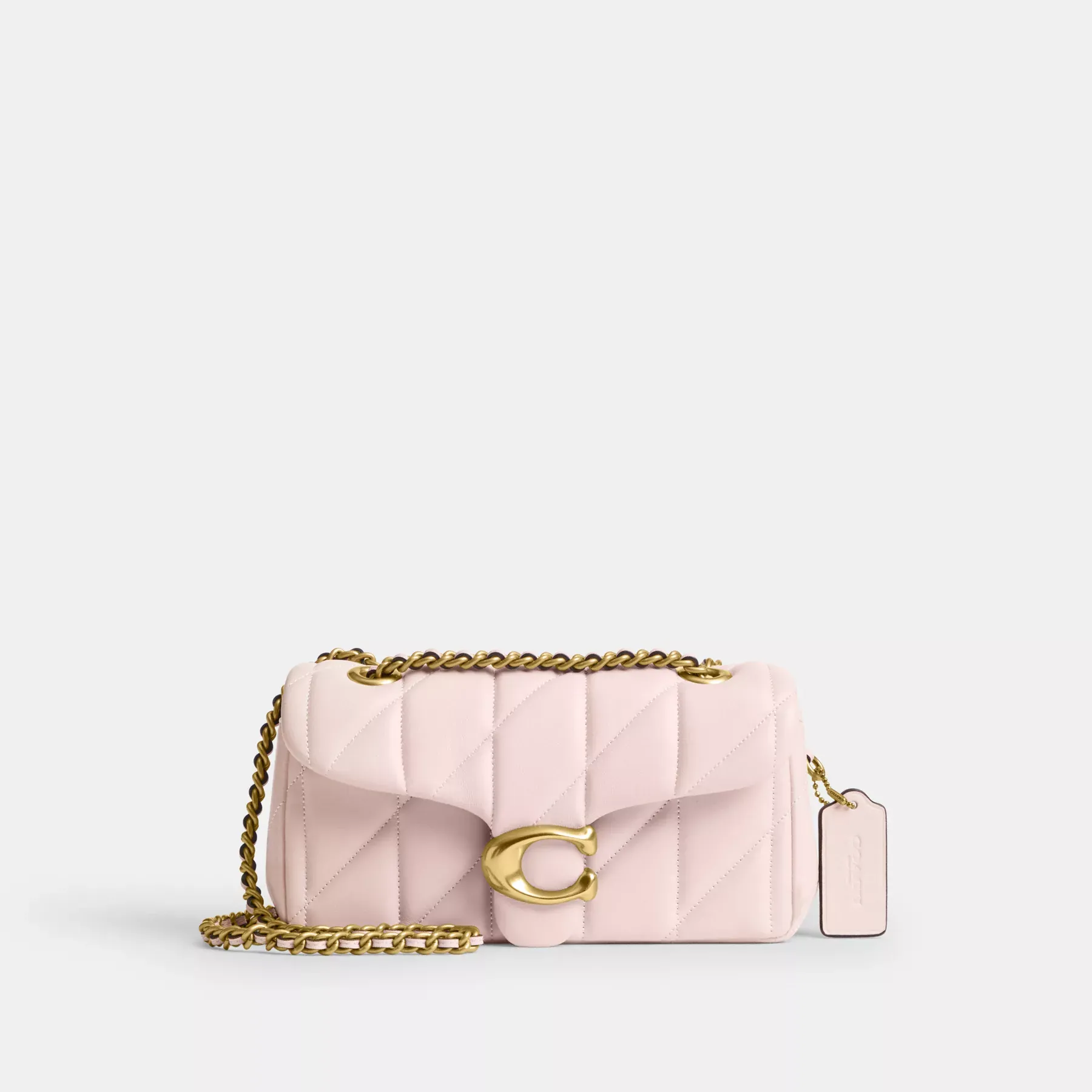 Tabby Shoulder Bag 20 With Pillow Quilting B4/Blush