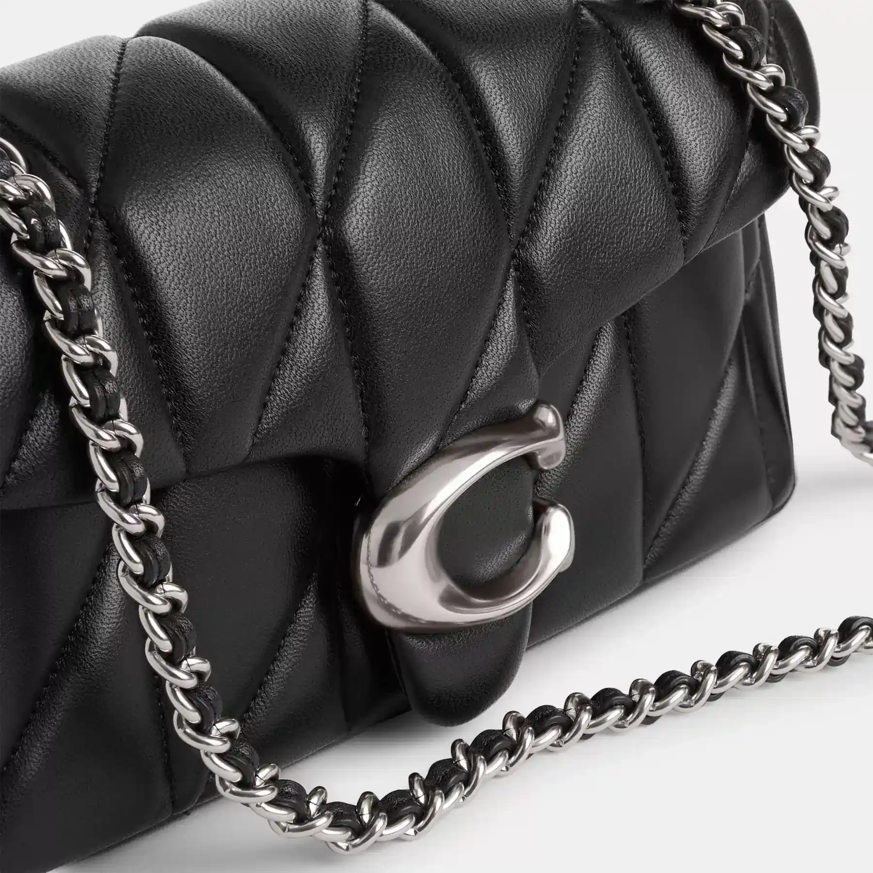 Tabby Shoulder Bag 20 With Pillow Quilting Black Tabby Shoulder Bag 20 With Pillow Quilting Black