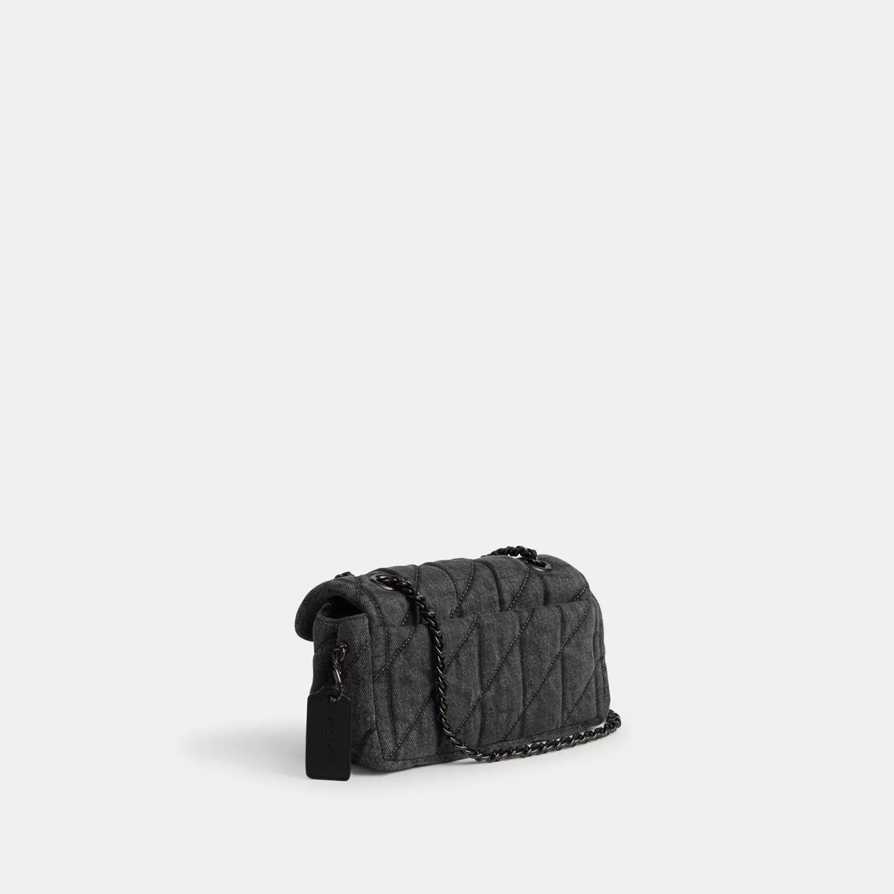 Tabby Shoulder Bag 20 With Quilting Washed Grey