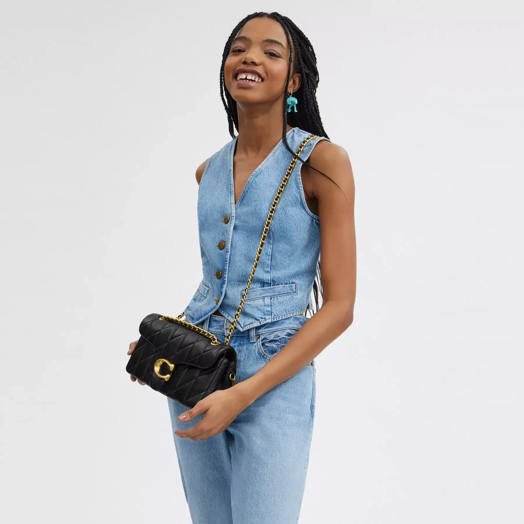 Tabby Shoulder Bag 26 With Pillow Quilting Black Tabby Shoulder Bag 26 With Pillow Quilting Black