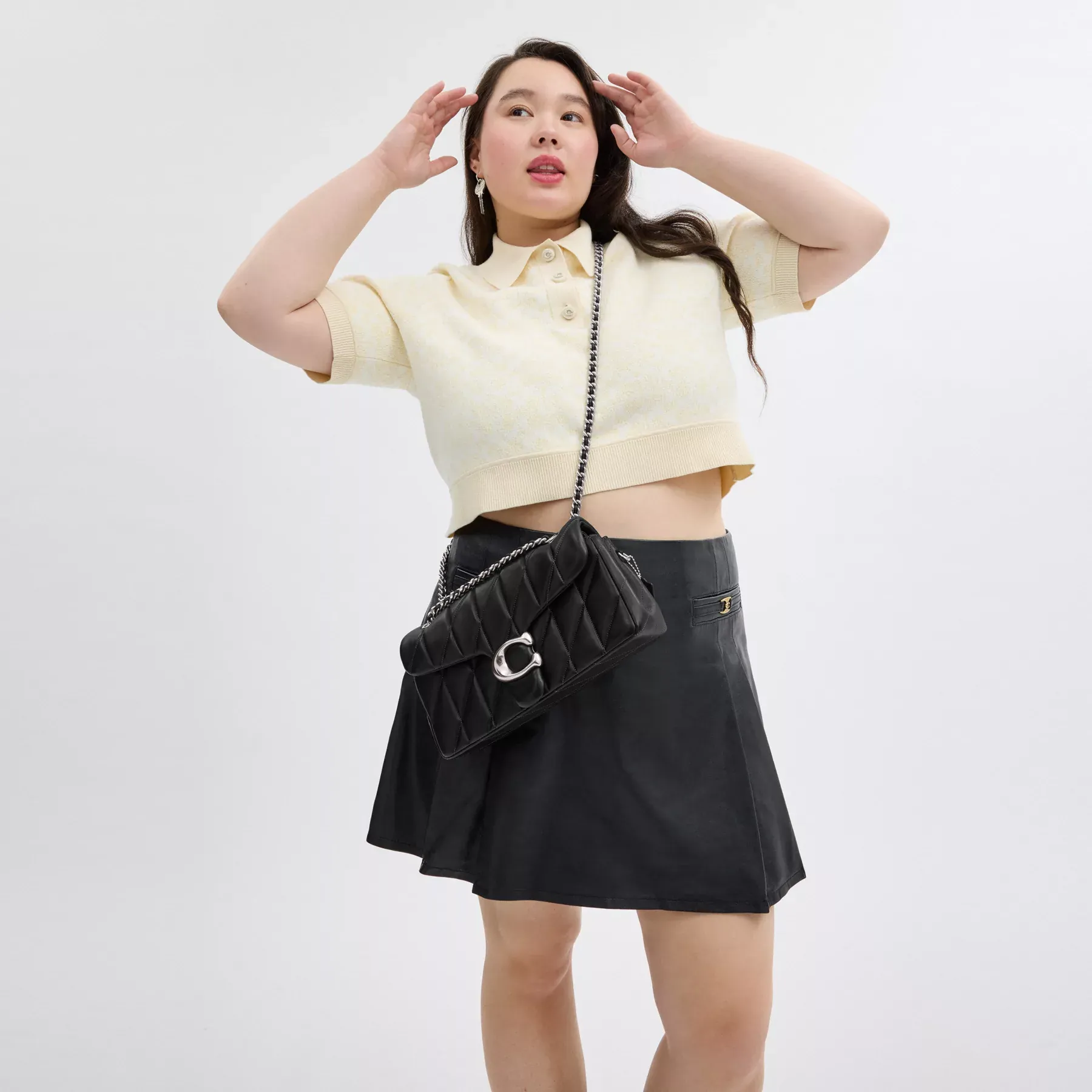 Tabby Shoulder Bag 26 With Pillow Quilting Black Tabby Shoulder Bag 26 With Pillow Quilting Black