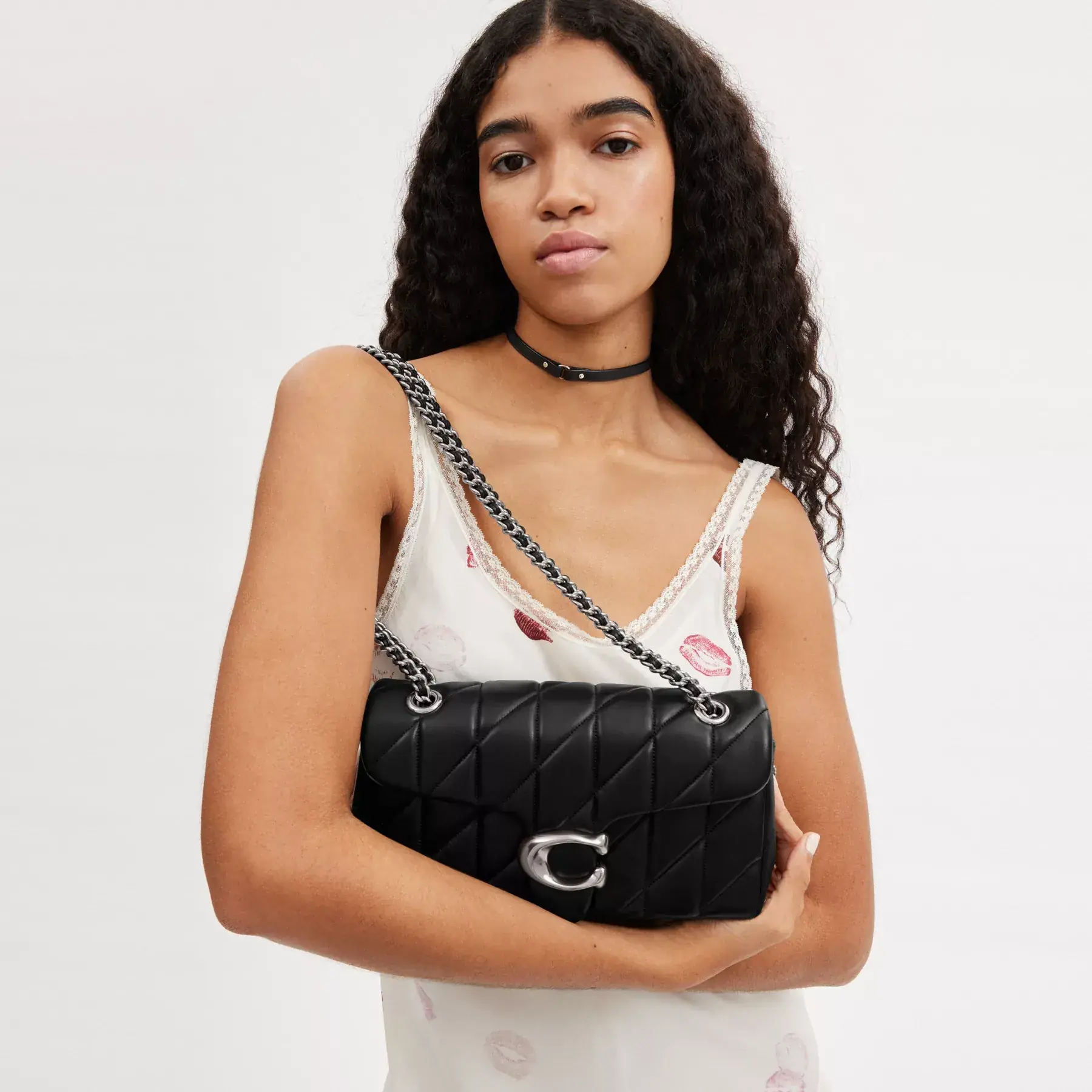 Tabby Shoulder Bag 26 With Pillow Quilting Black Tabby Shoulder Bag 26 With Pillow Quilting Black