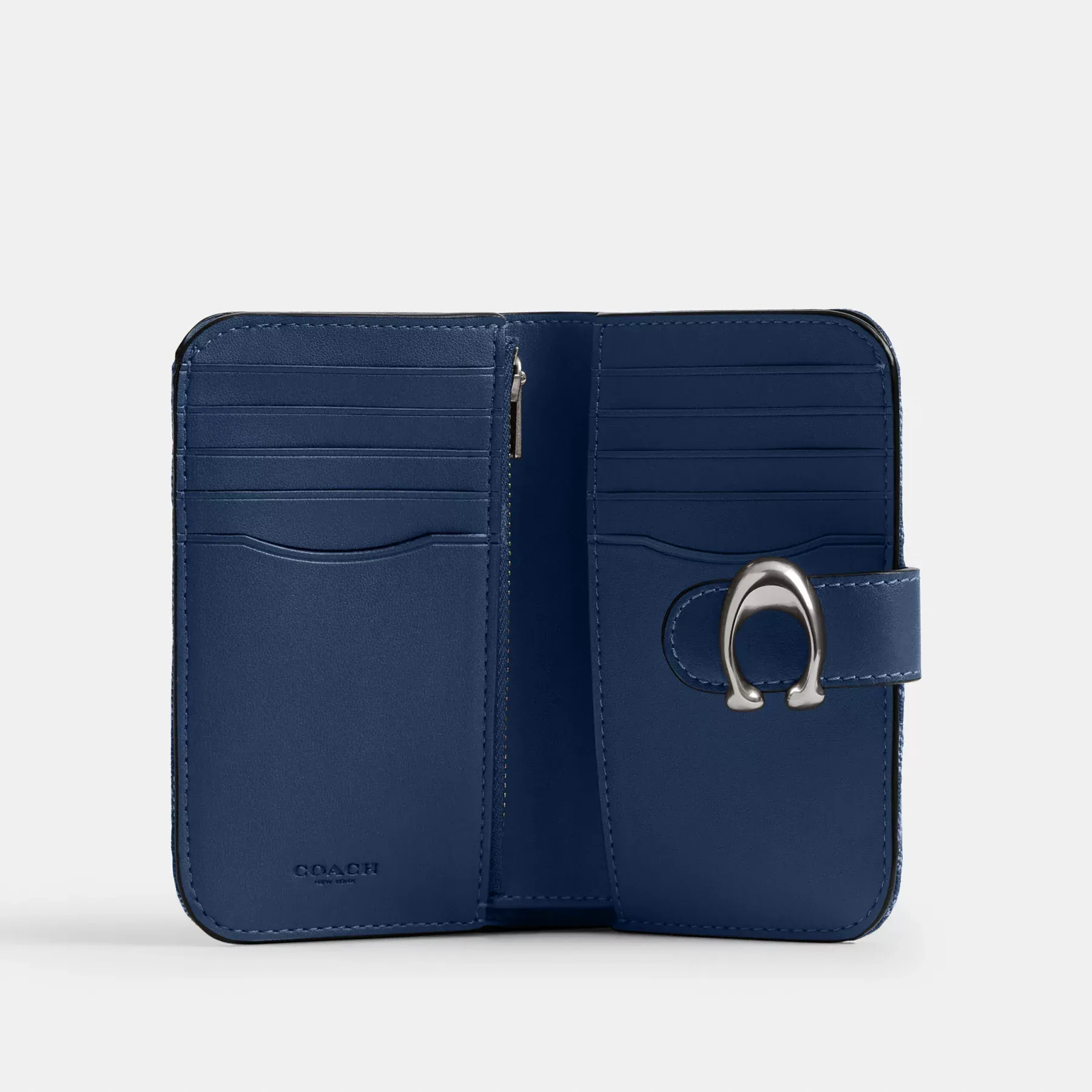 Tabby Wallet In Signature Denim Deep Blue Multi Tabby Wallet In Signature Denim Deep Blue Multi