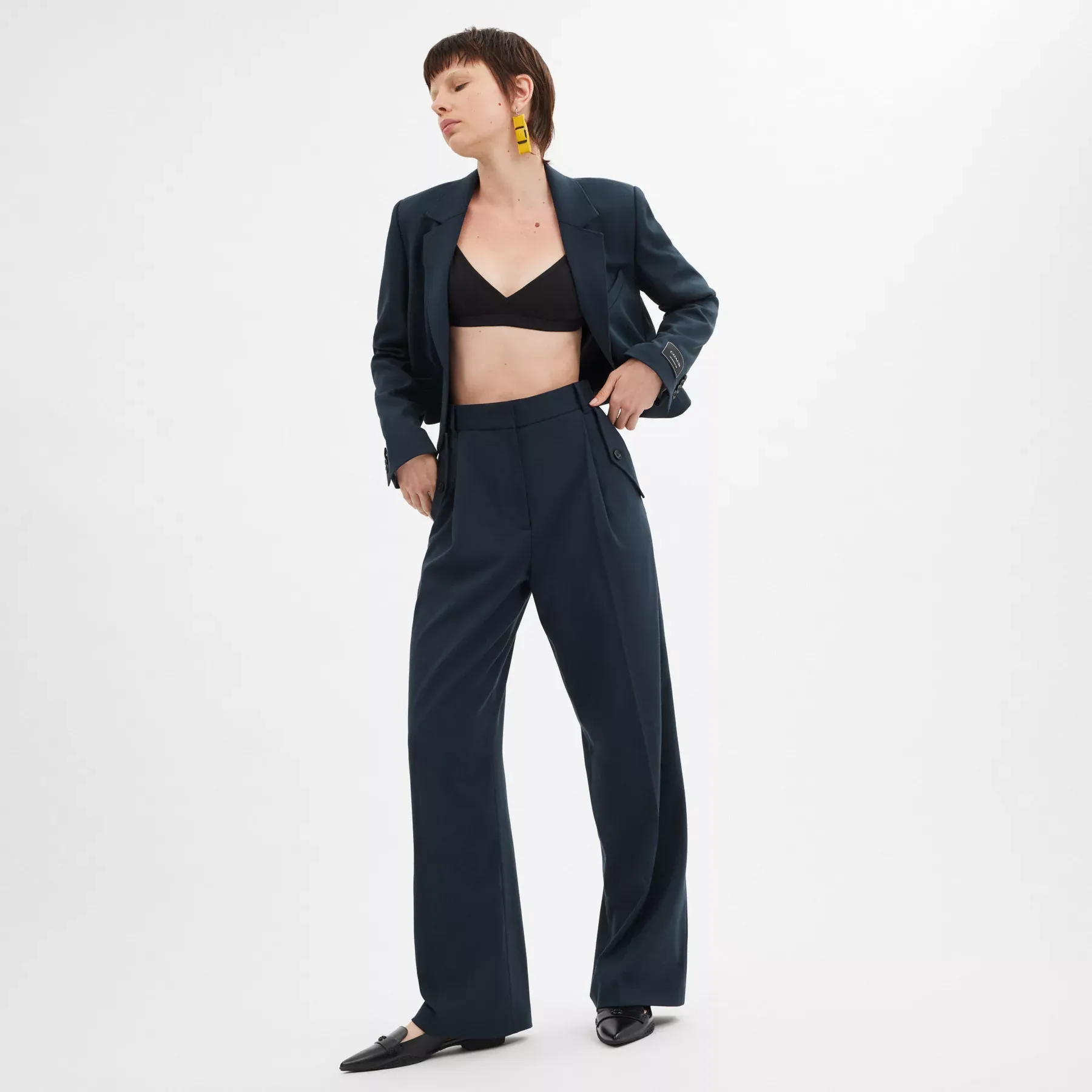 Tailored Pants Navy