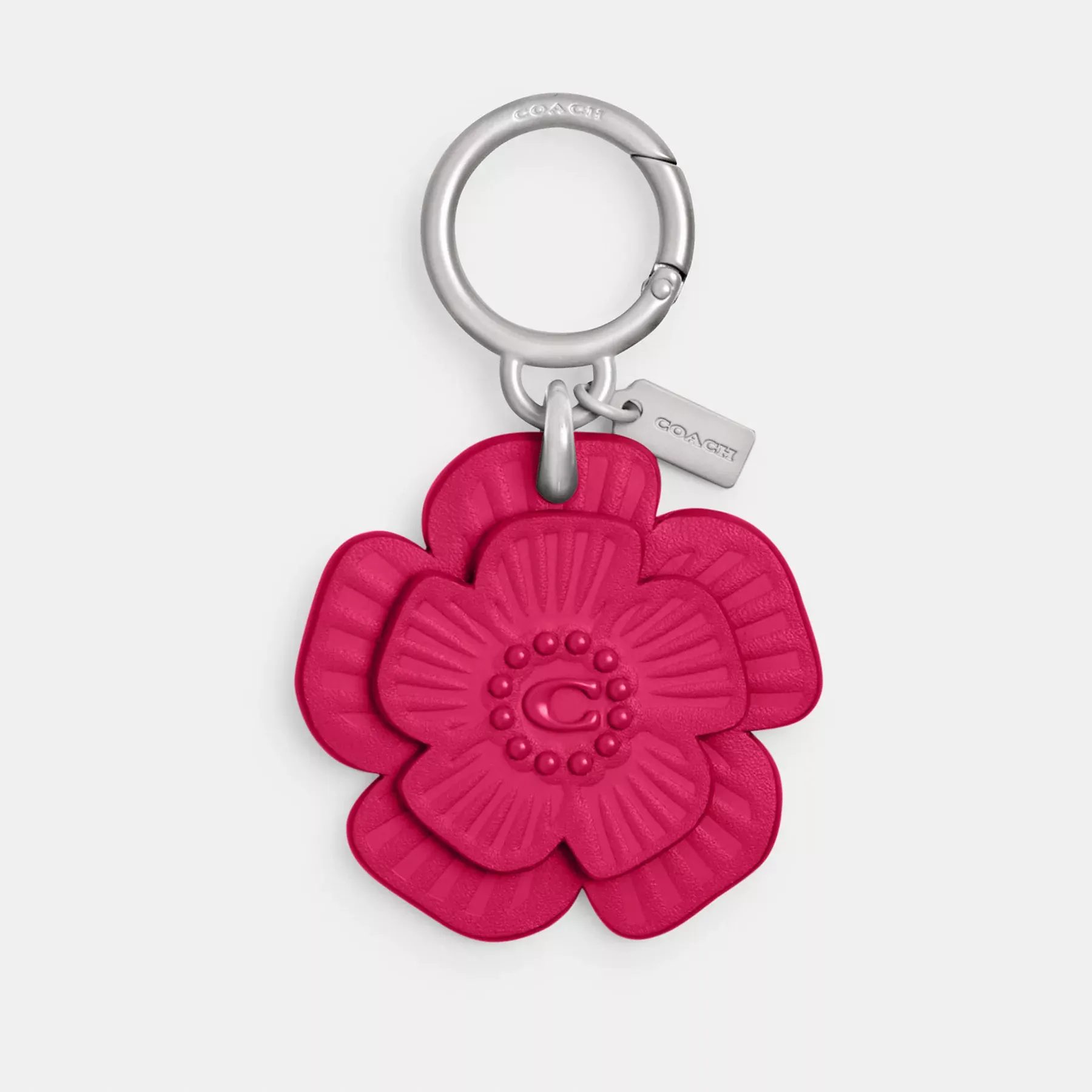 Tea Rose Bag Charm Dragonfruit