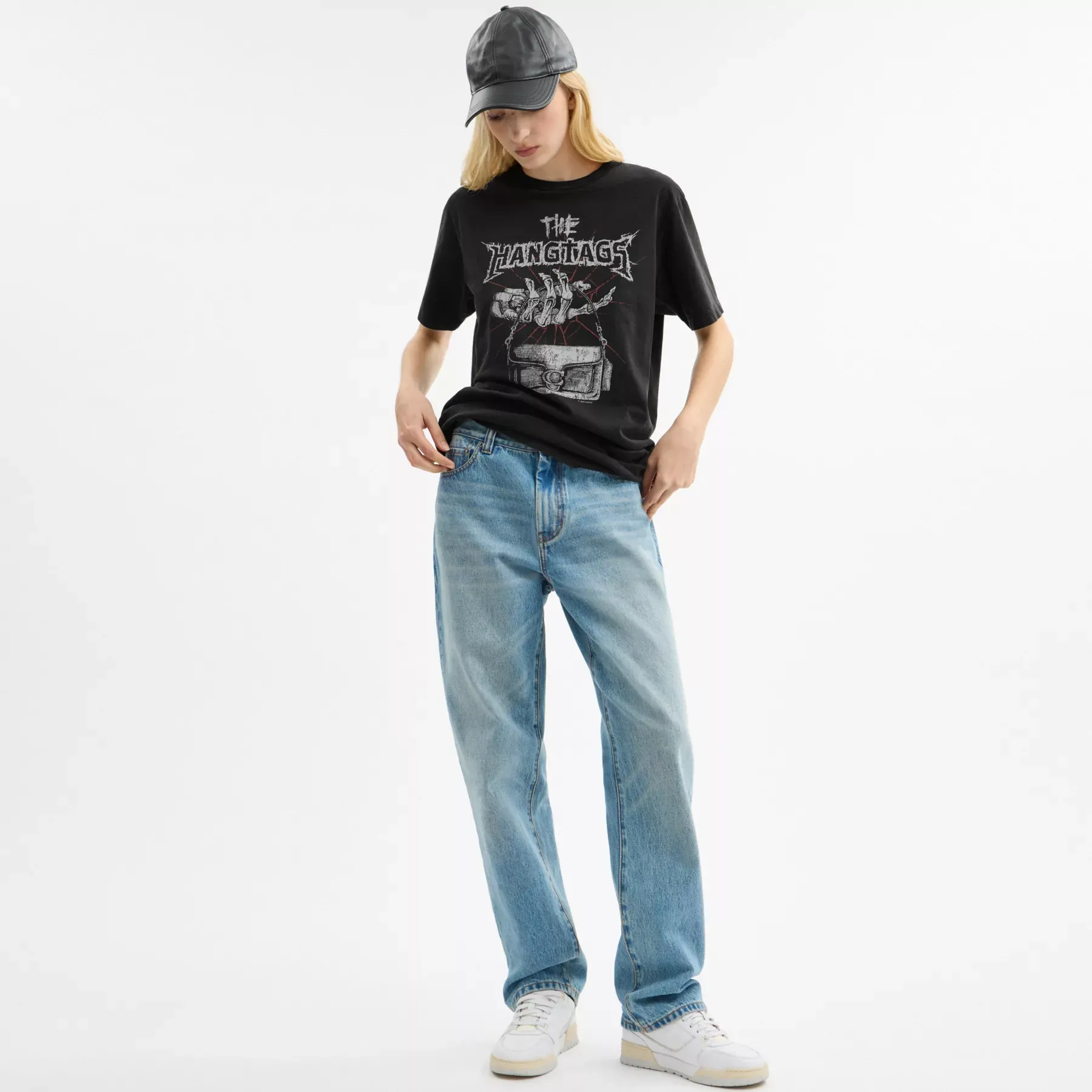 The Hangtags Heavy Metal T-Shirt In Organic Cotton Black