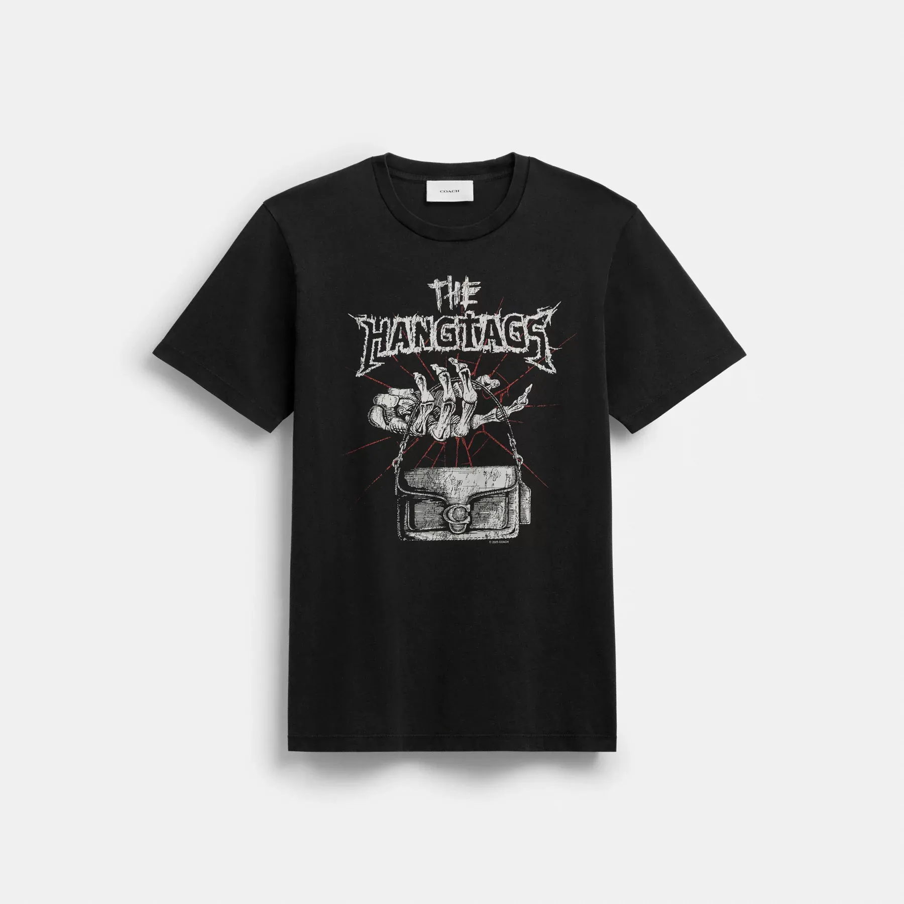 The Hangtags Heavy Metal T-Shirt In Organic Cotton Black