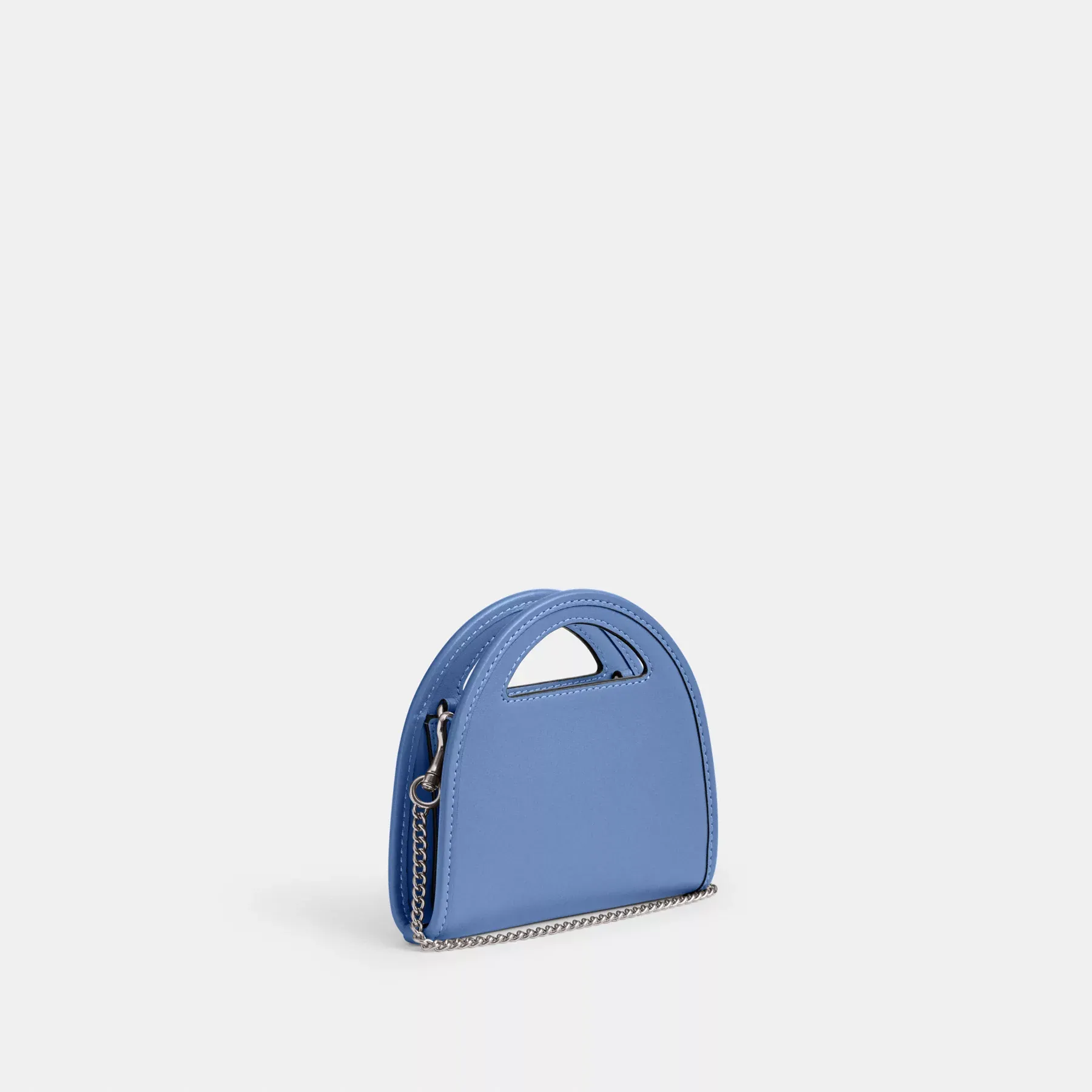 Top Handle Card Case Mist Blue