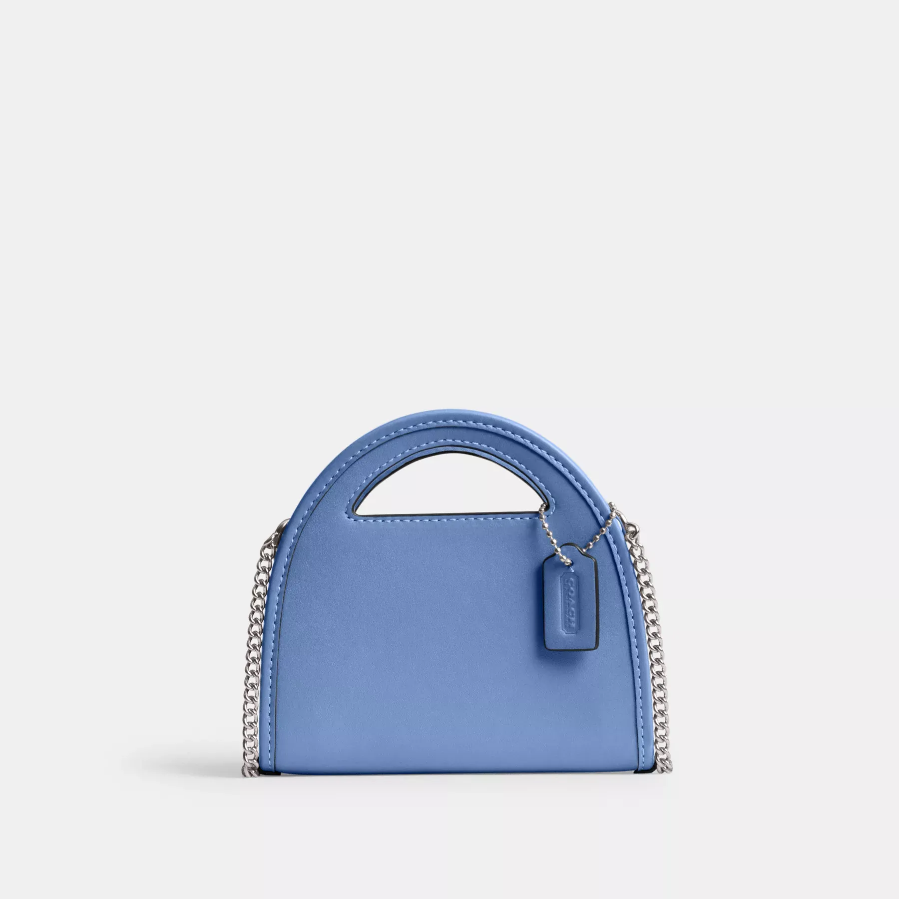 Top Handle Card Case Mist Blue