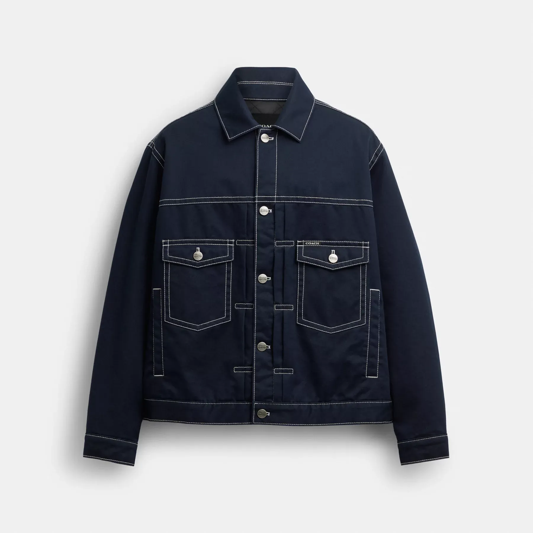 Trucker Jacket Navy Blue