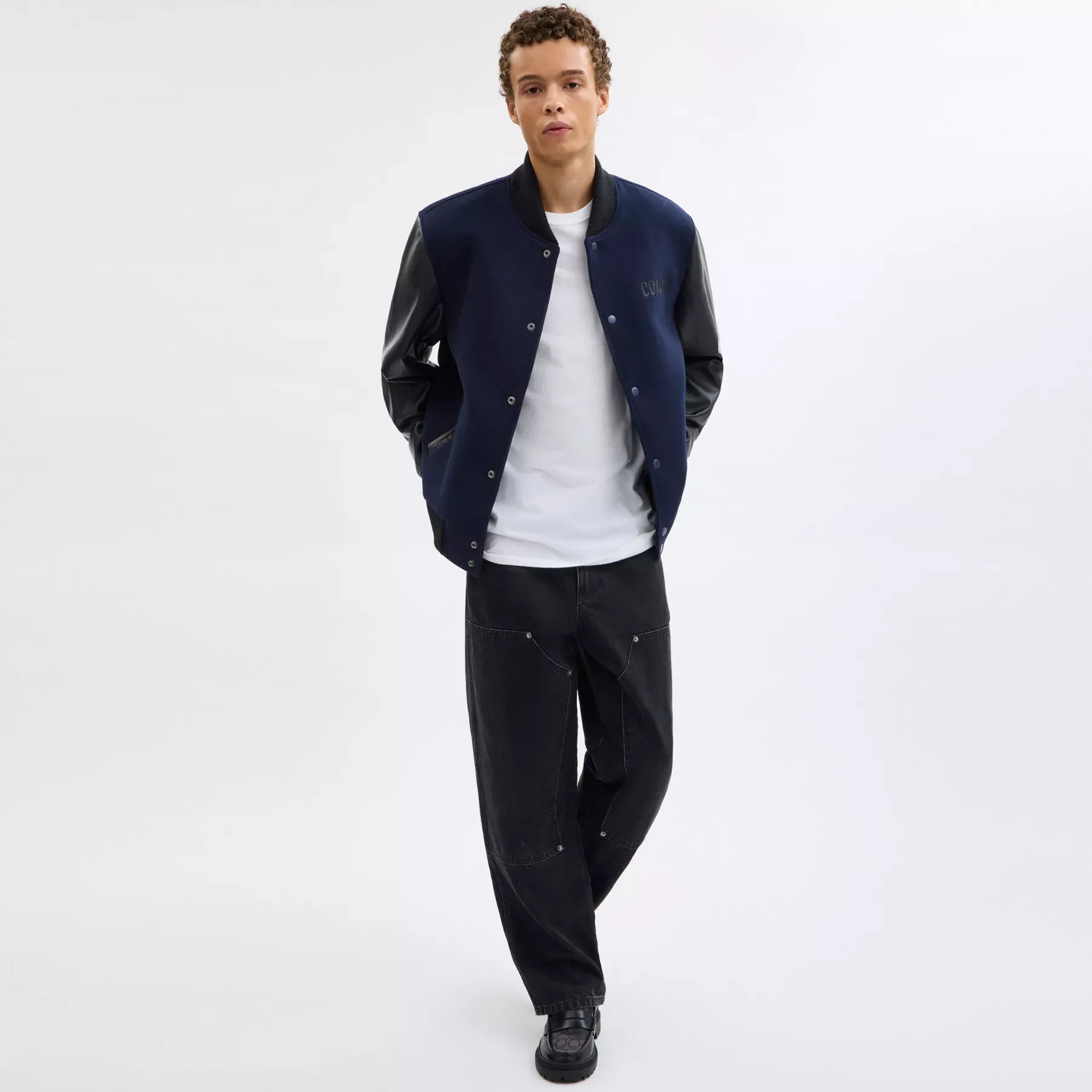 Varsity Jacket Navy Blue