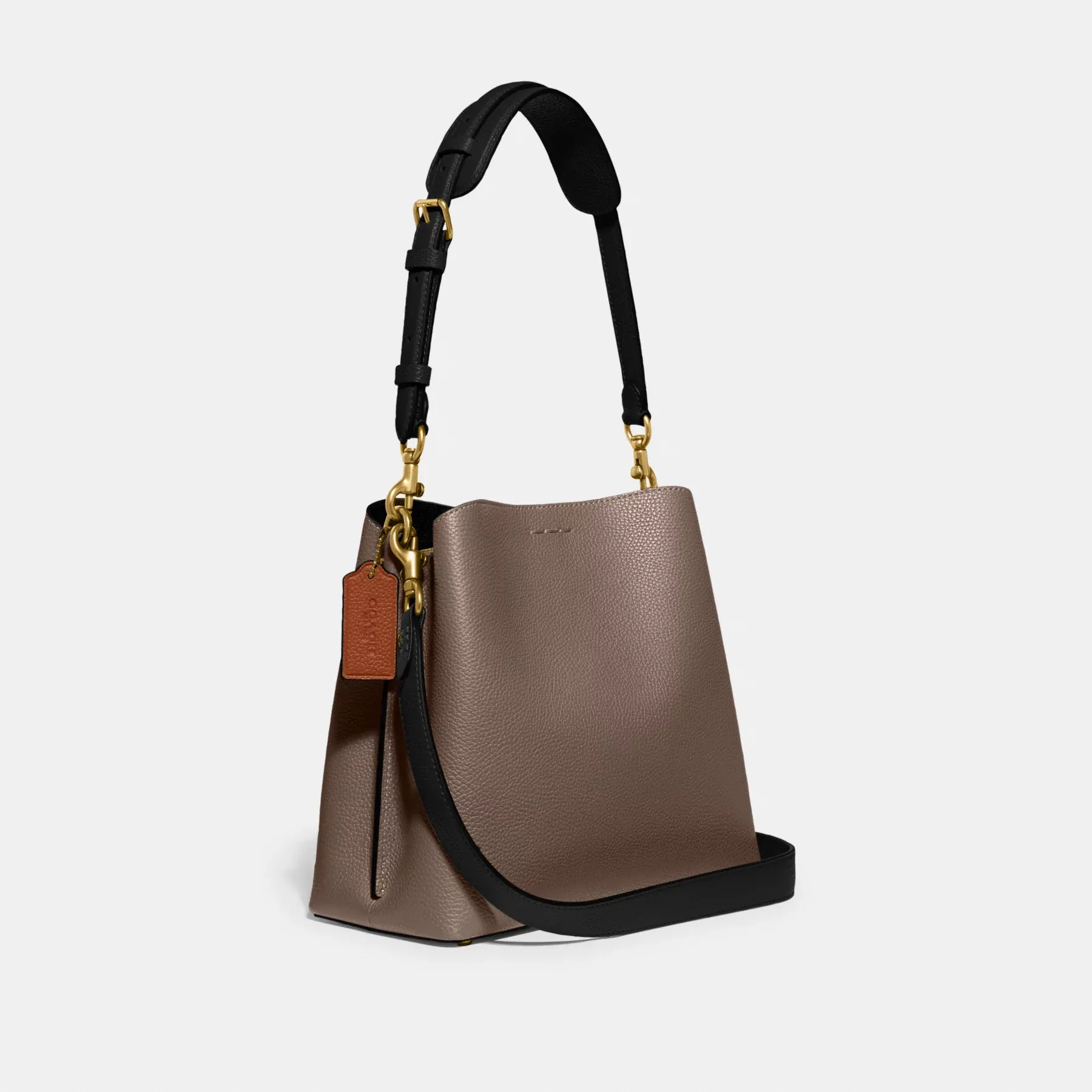 Willow Bucket Bag In Colorblock Dark Stone