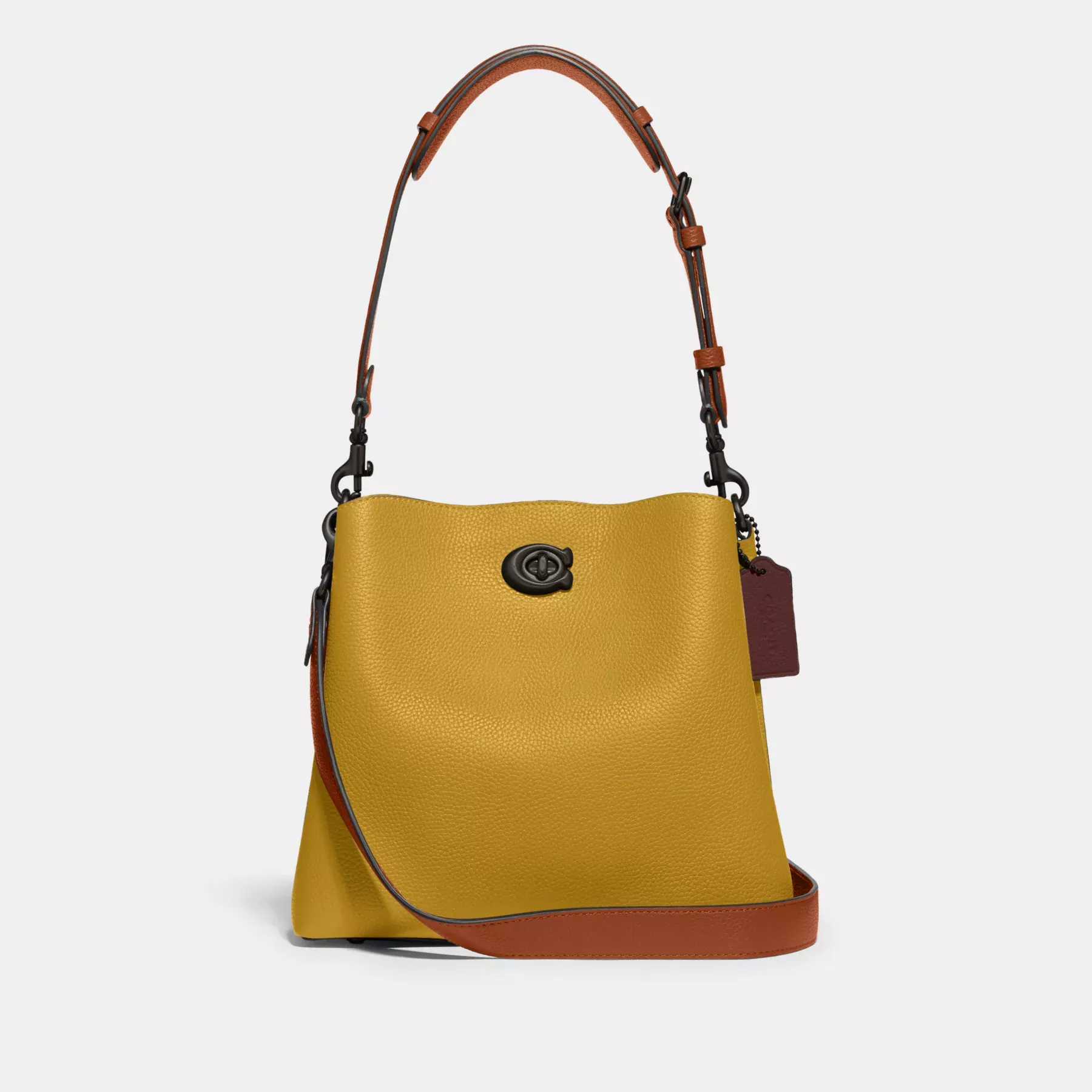 Willow Bucket Bag In Colorblock Flax Multi